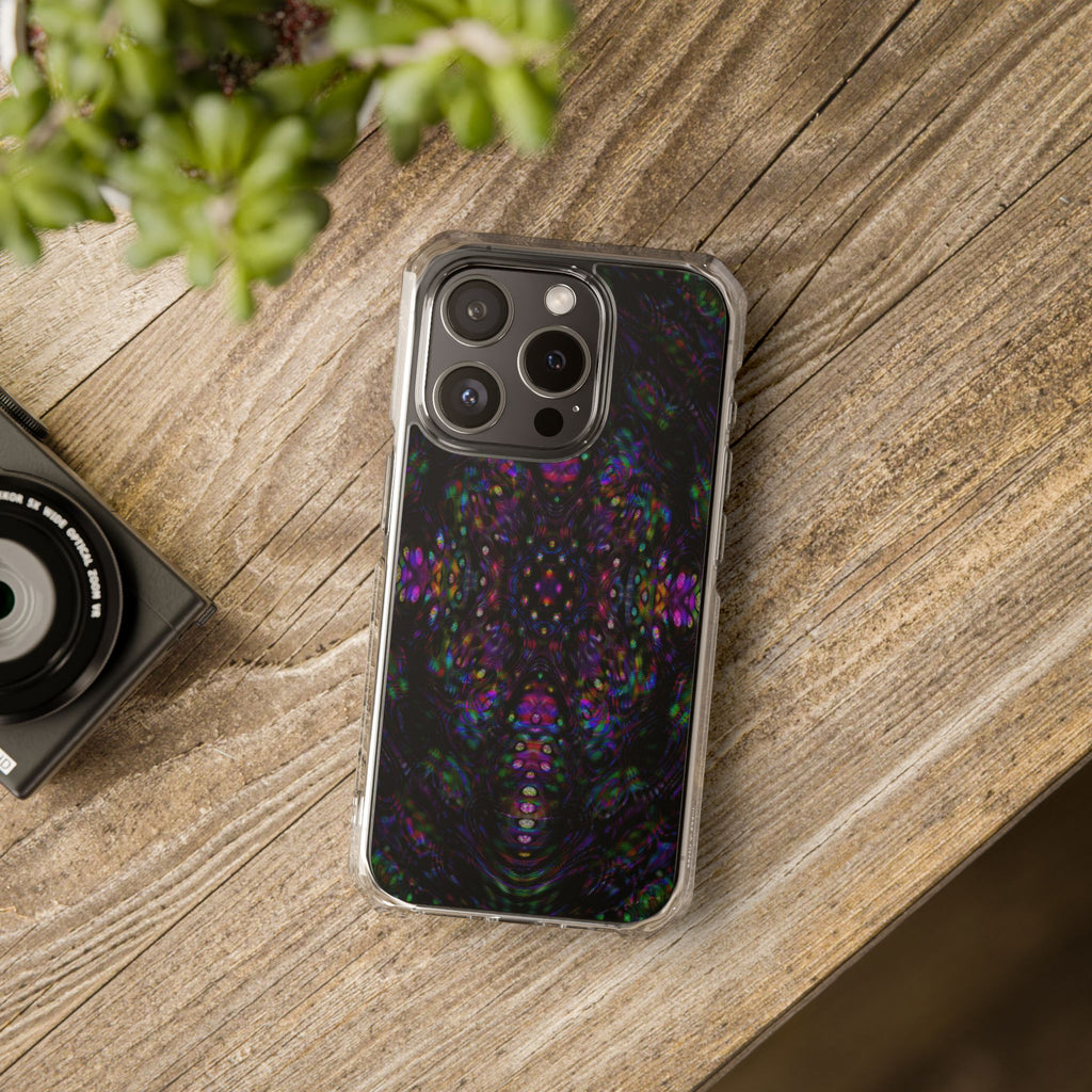 iPhone 15 Magnetic Clear Impact Case - DMT Scribe Tiles No.3