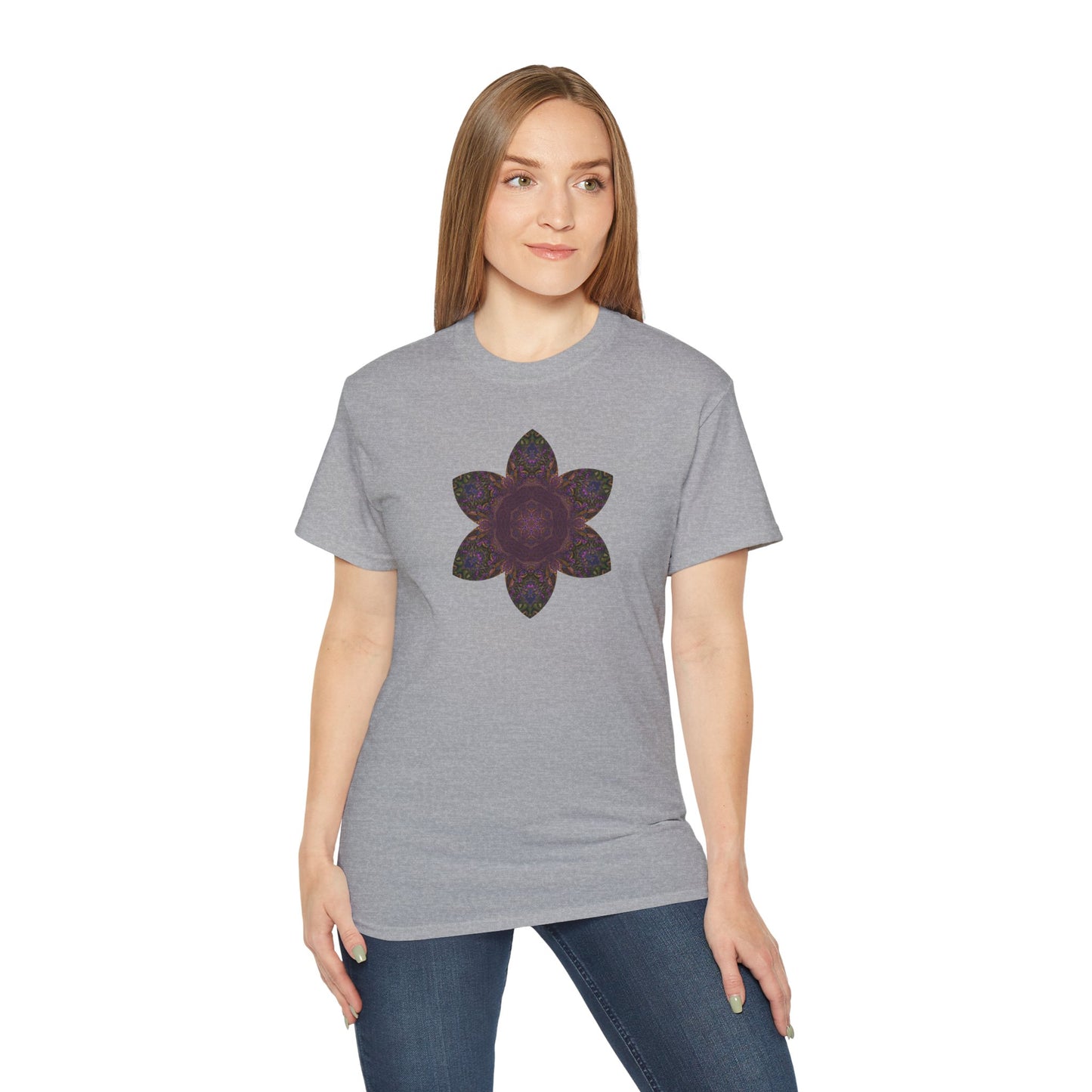 Unisex Ultra Cotton Tee - Love Light Mandalas No.3