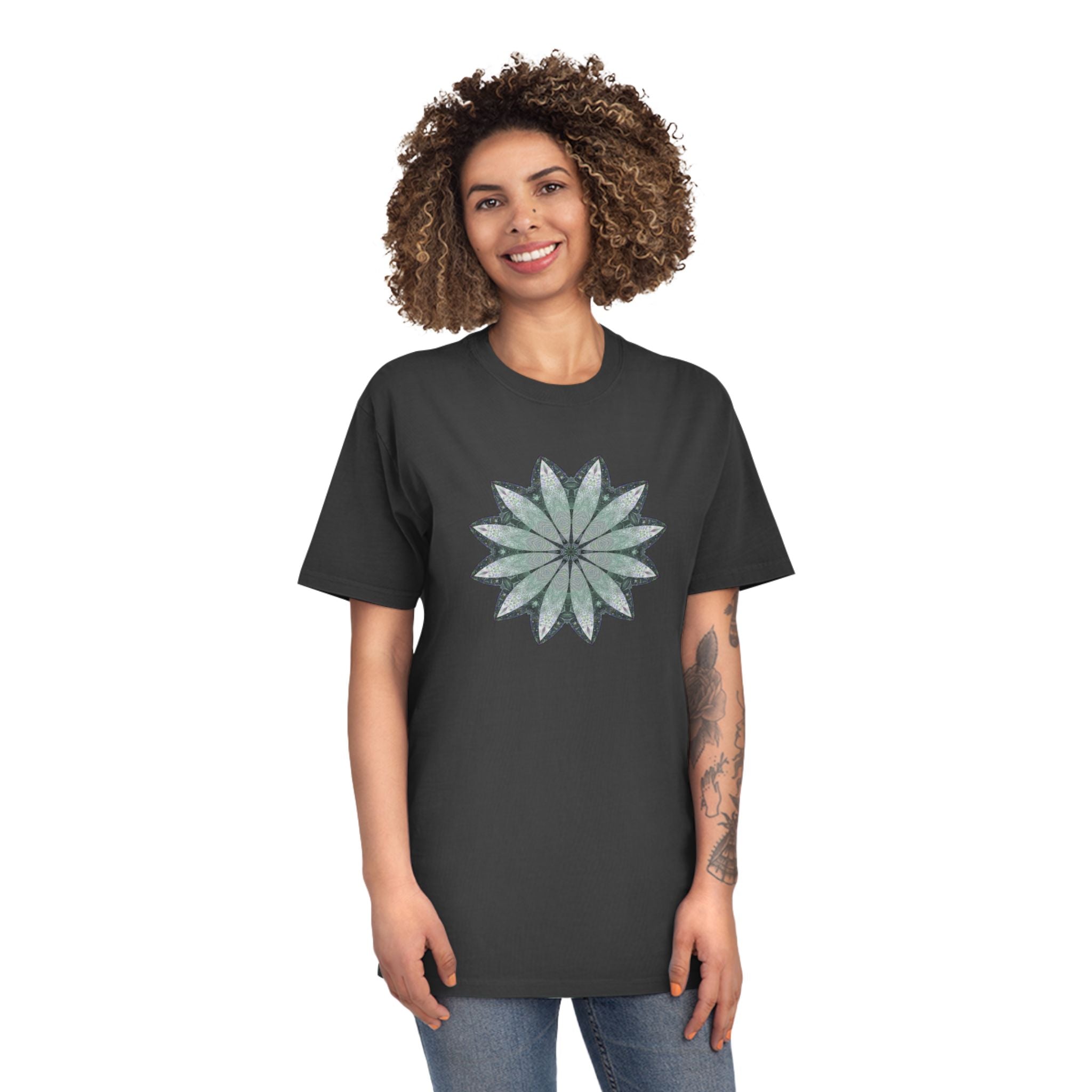 Unisex Faded Shirt - Love Light Mandalas No.22
