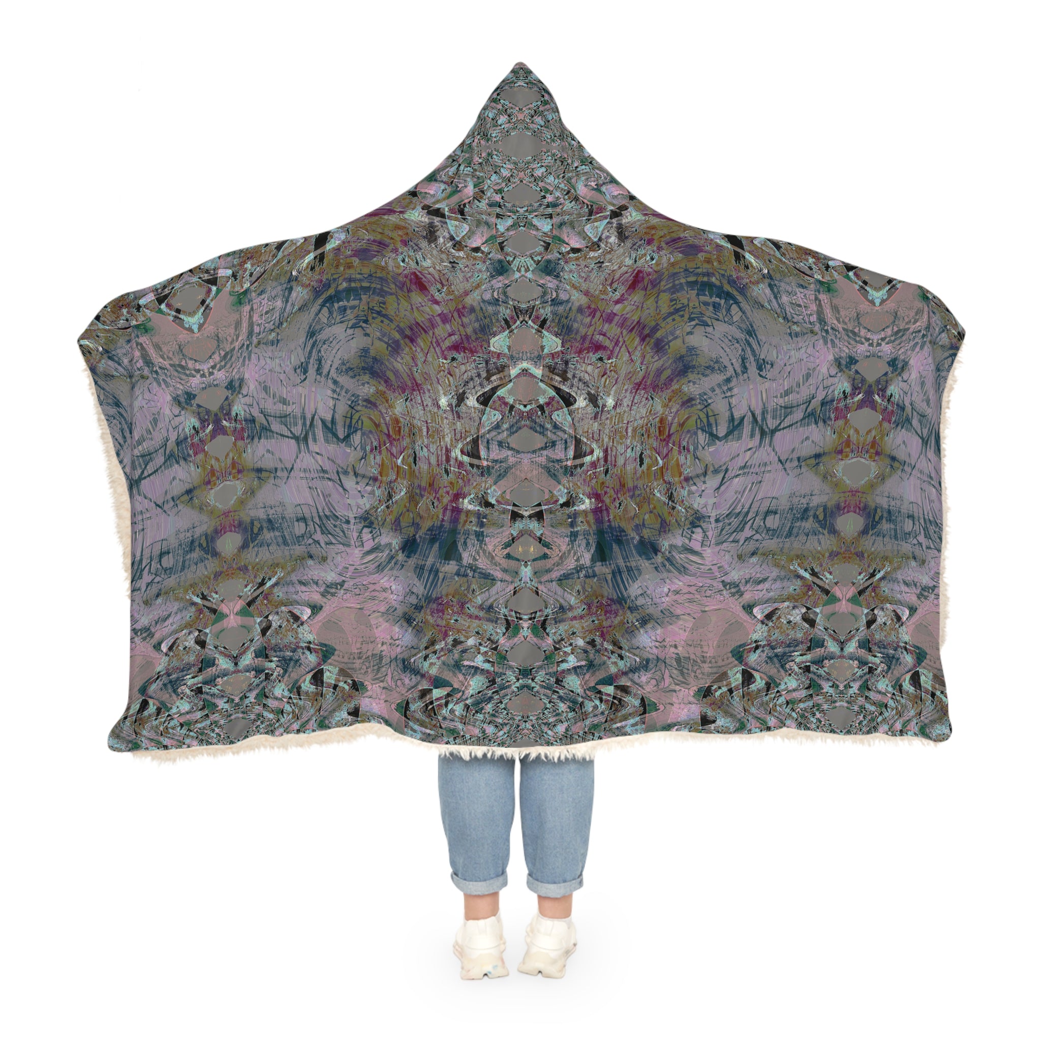Snuggle Blanket - Love Light Fractals No.5