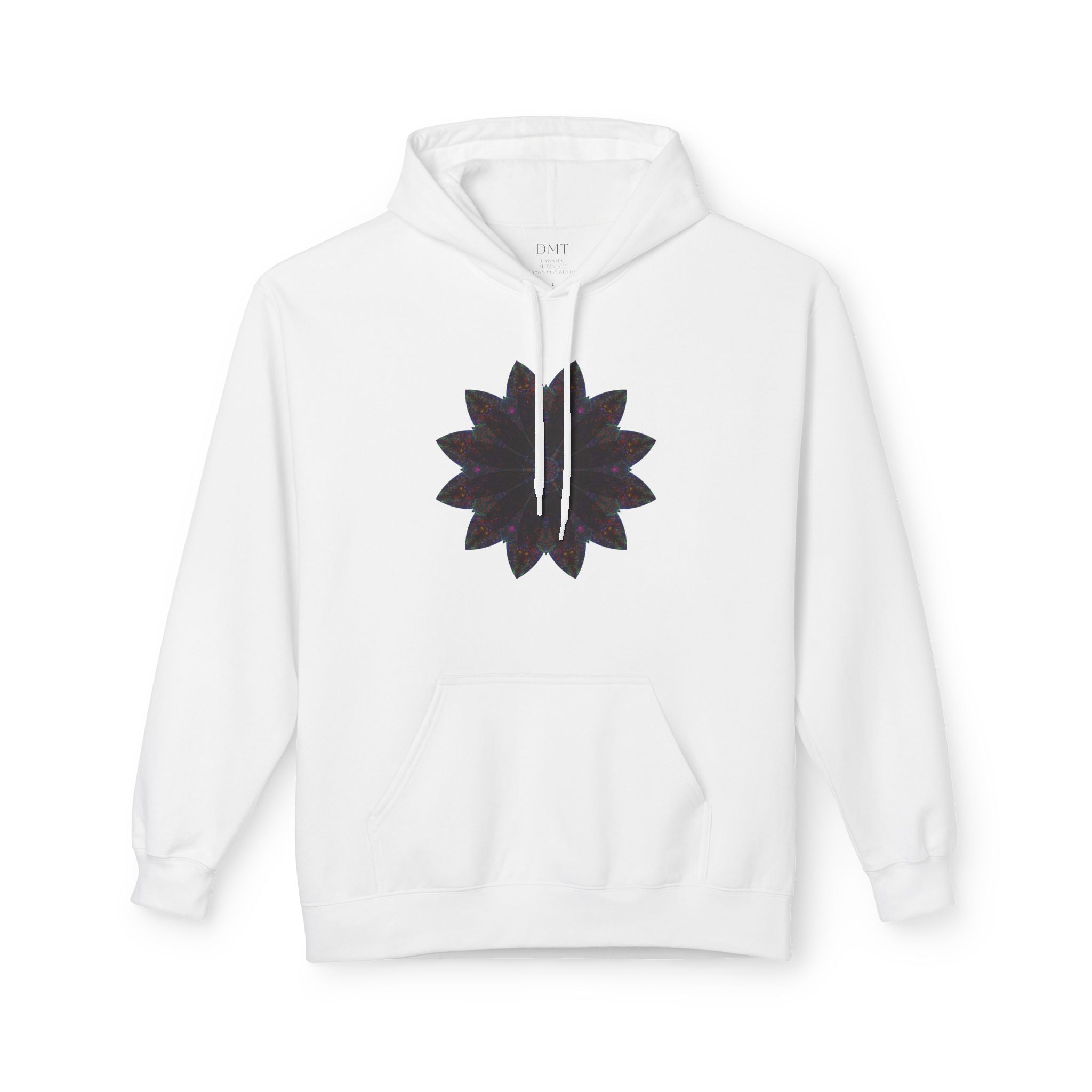 Unisex Midweight Softstyle Fleece Hoodie - Love Light Mandalas No.25