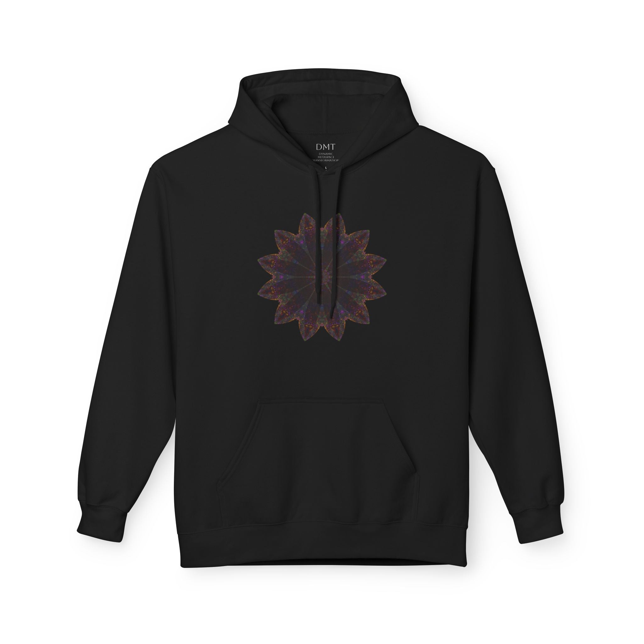 Unisex Midweight Softstyle Fleece Hoodie - Love Light Mandalas No.10