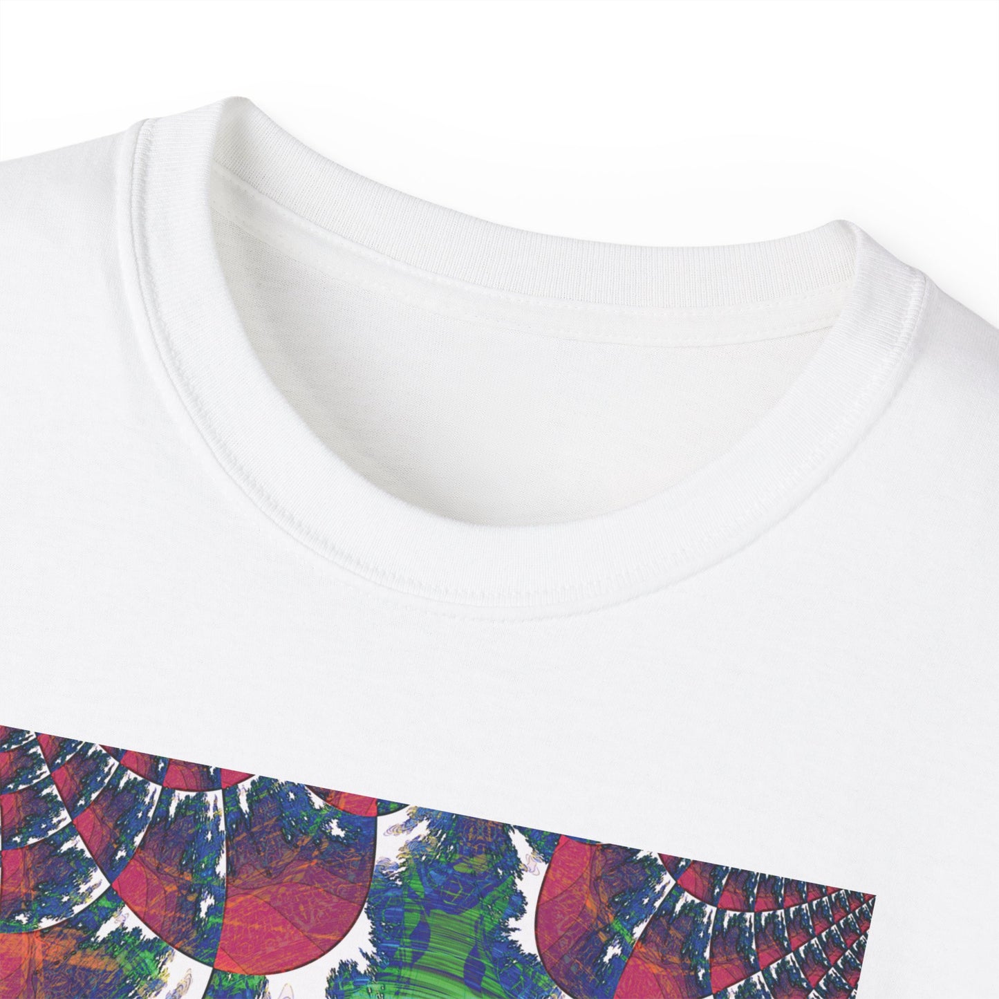 Unisex Ultra Cotton Tee - Love Light Fractals No.2