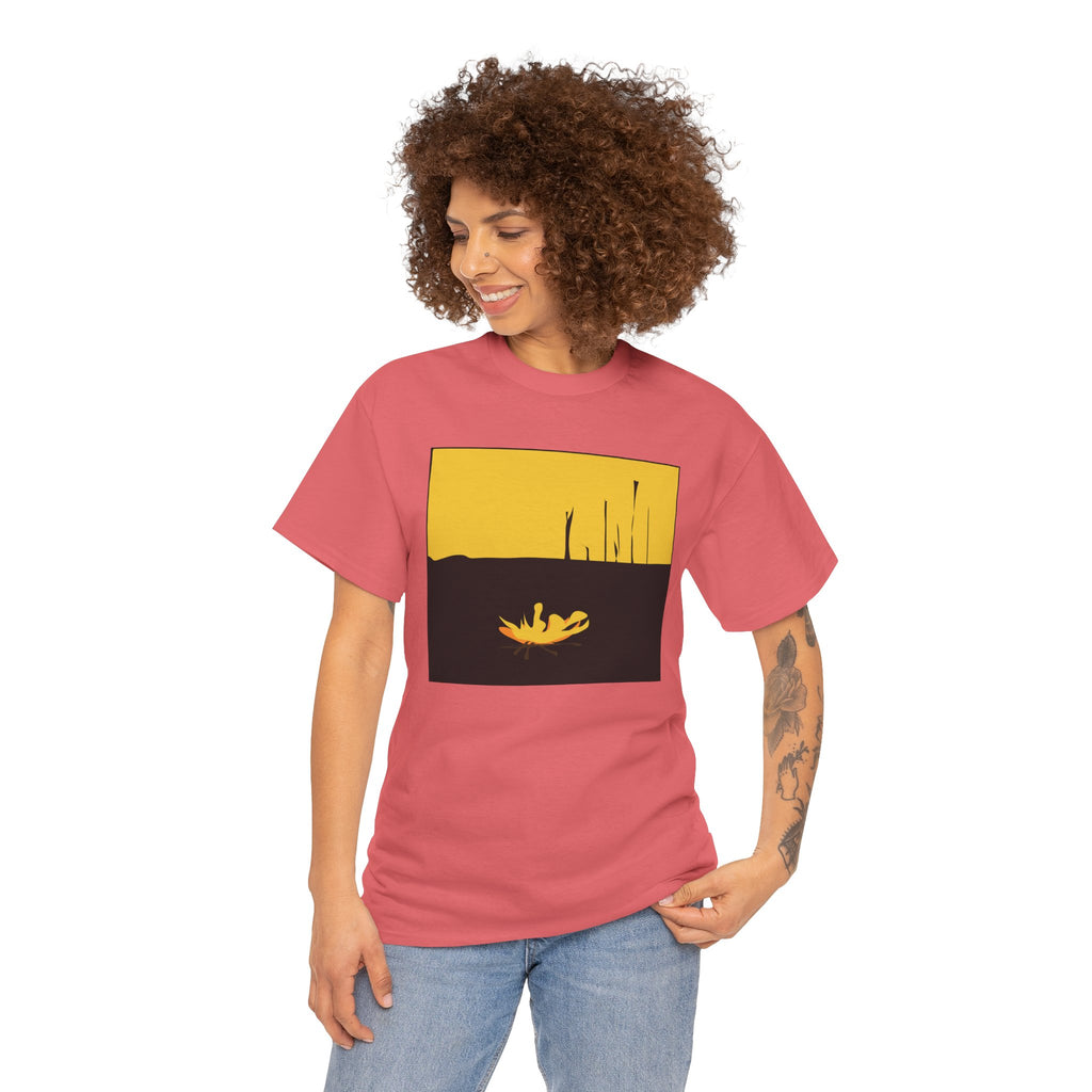 Unisex Heavy Cotton Tee - The Traveller Series (Fire)