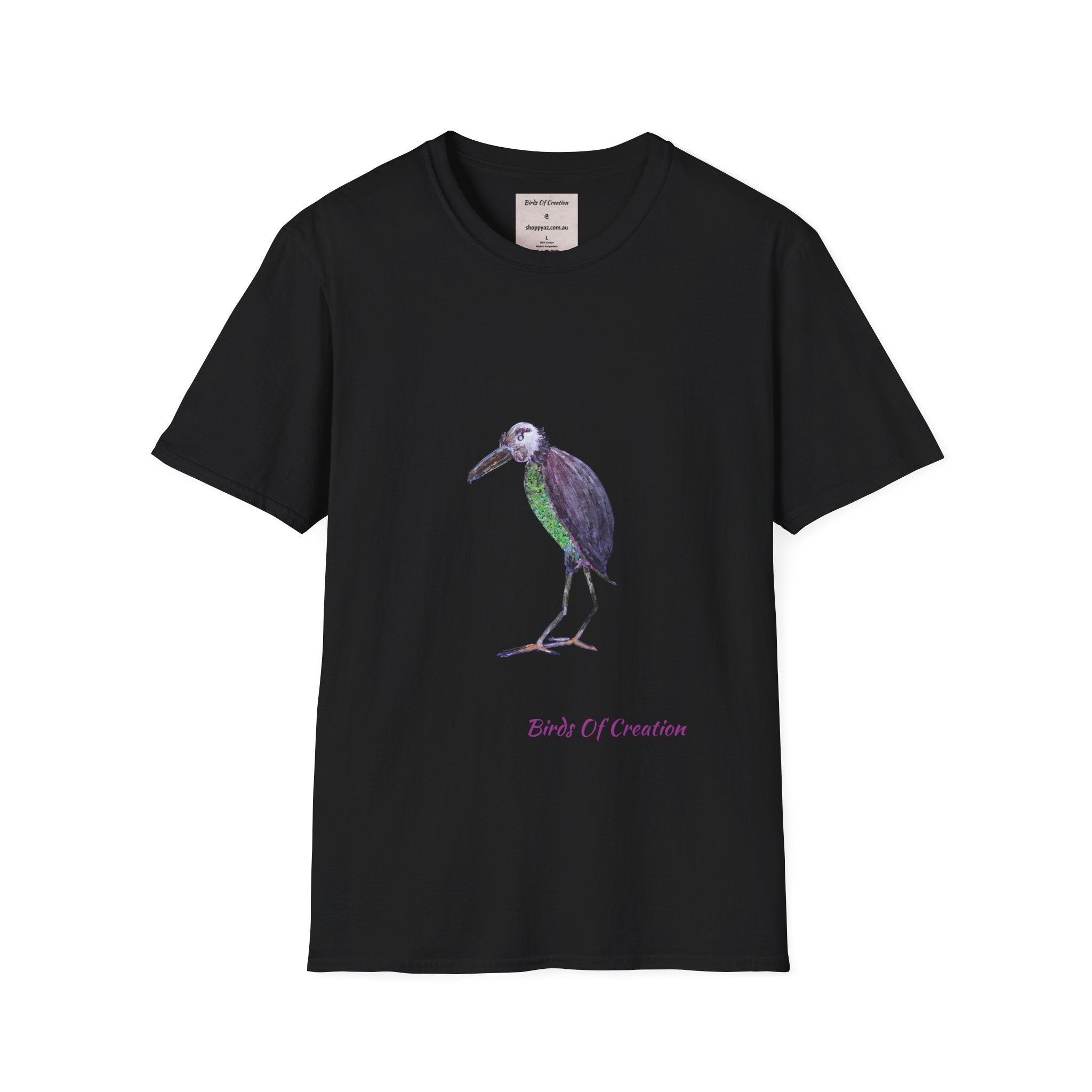 Unisex Softstyle T-Shirt - Birds Of Creation No.2