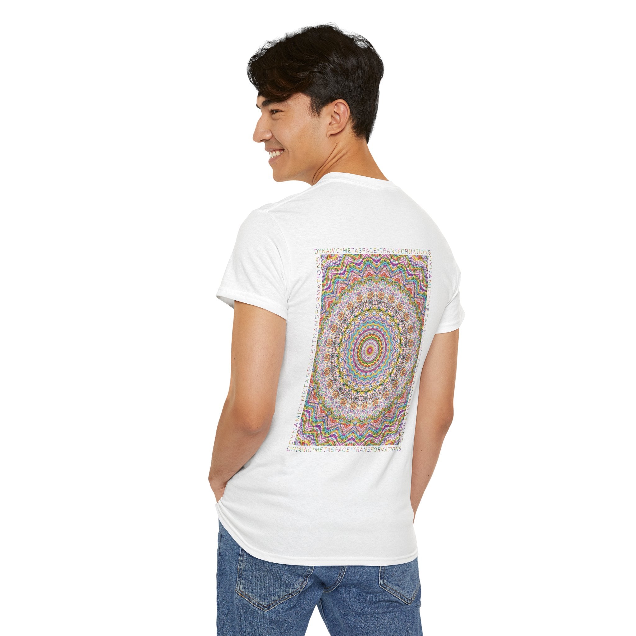 Unisex Heavy Cotton Tee (Back) - DMT Seer No.9