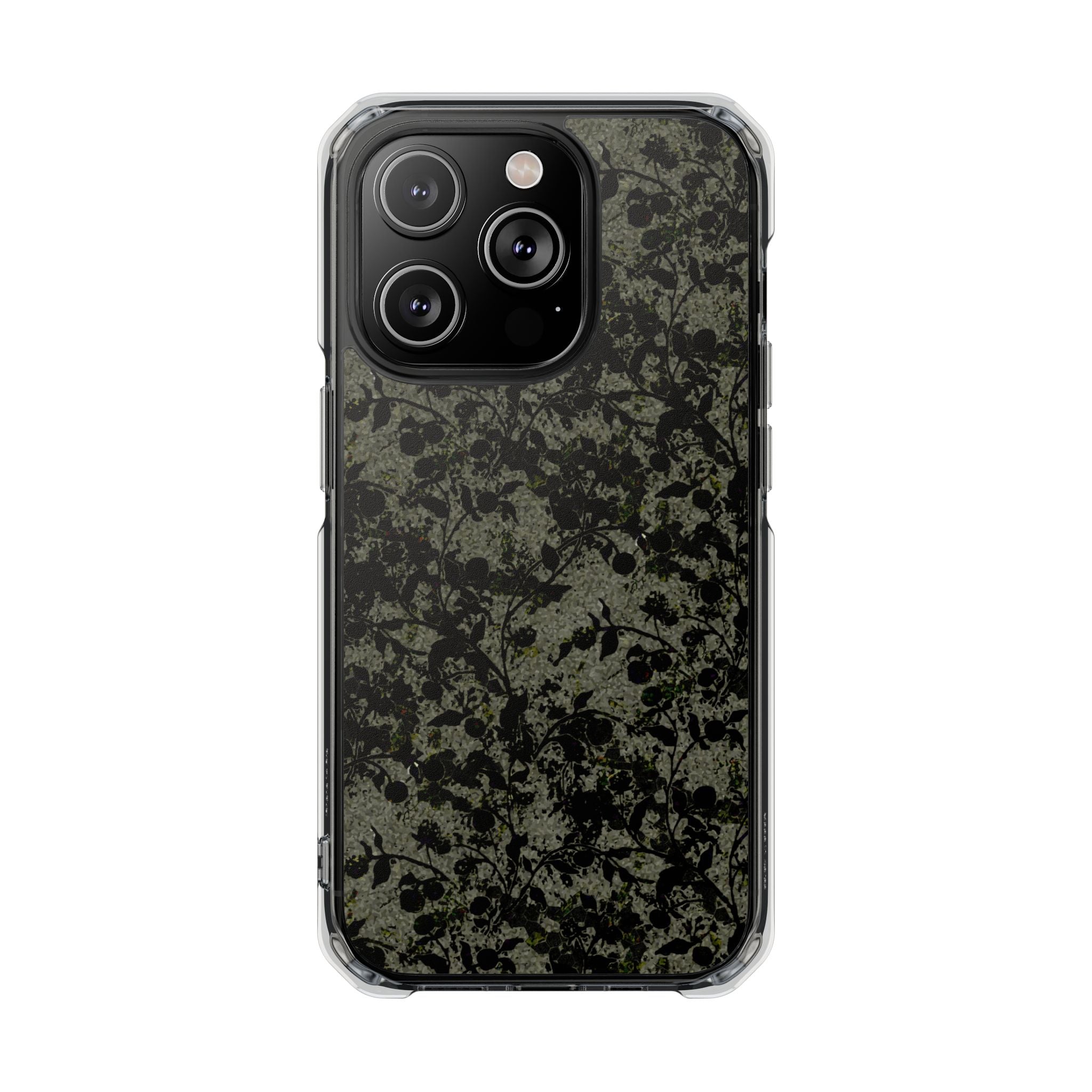 iPhone 14 Magnetic Clear Impact Case - Hidden Weave Series V3 No.25