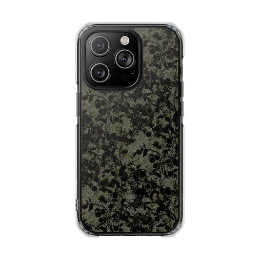 iPhone 14 Magnetic Clear Impact Case - Hidden Weave Series V3 No.25