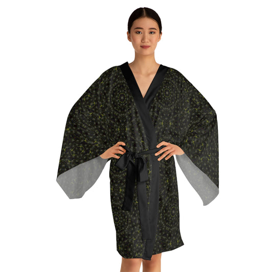 Long Sleeve Kimono Robe - P5 Kaleidoscopic No.2