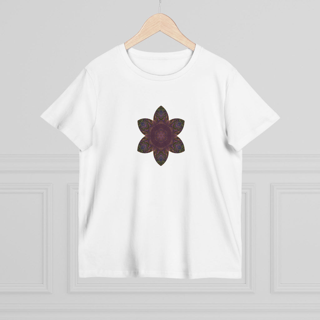 Women’s Maple Tee - Love Light Mandalas No.3