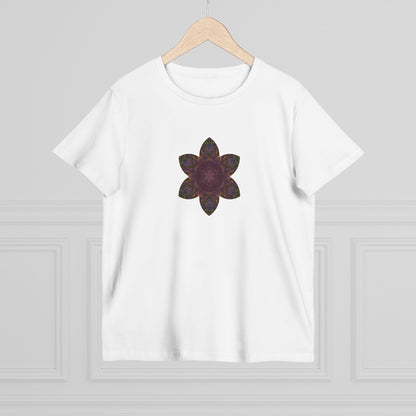 Women’s Maple Tee - Love Light Mandalas No.3
