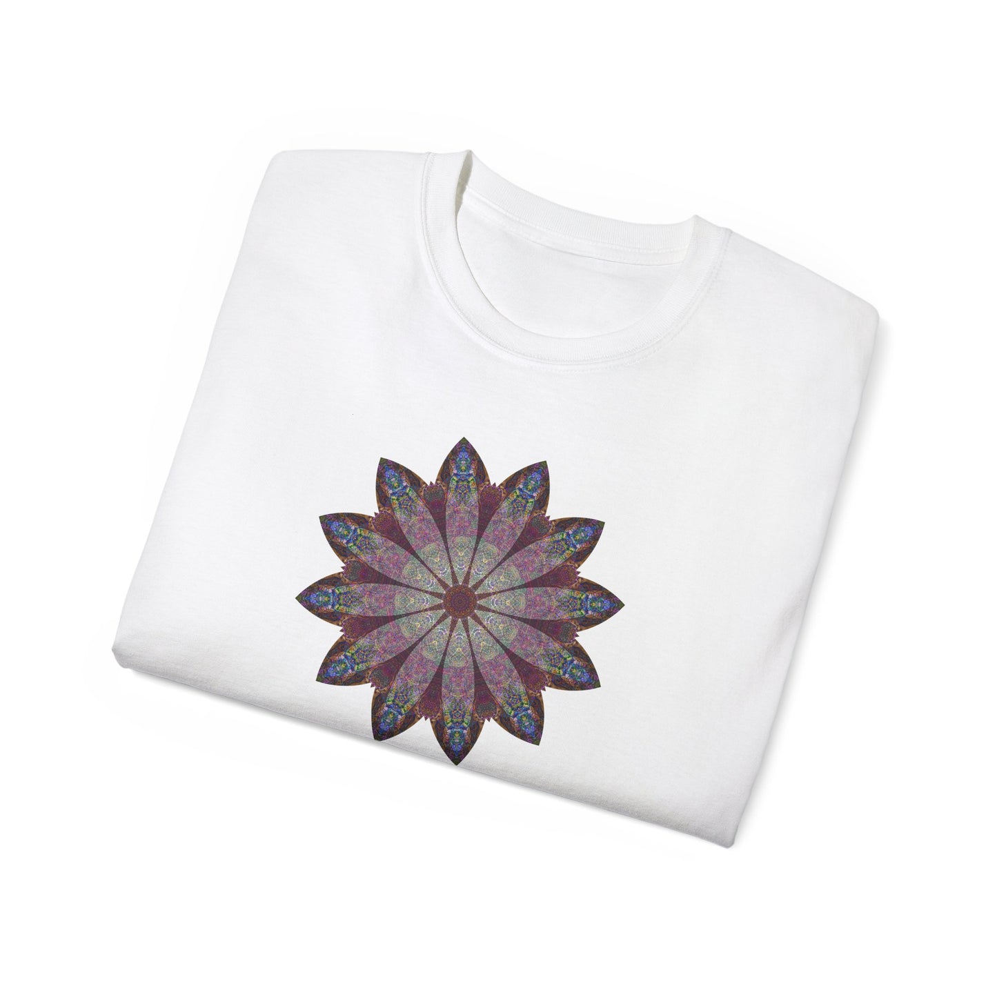 Unisex Ultra Cotton Tee - Love Light Mandalas No.9
