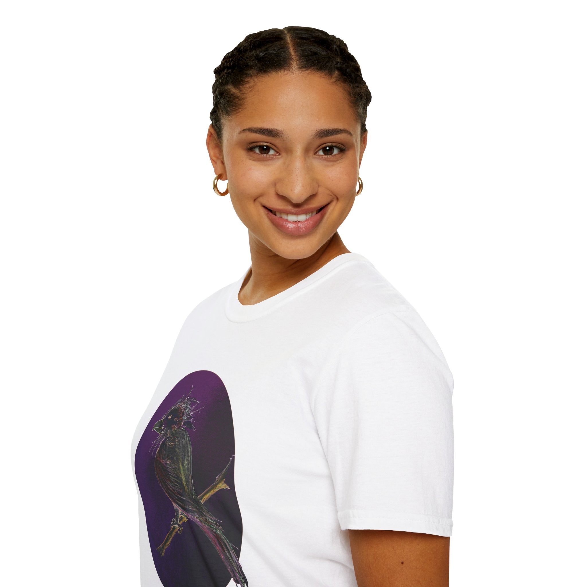 Unisex Softstyle T-Shirt - Birds Of Creation No.1a