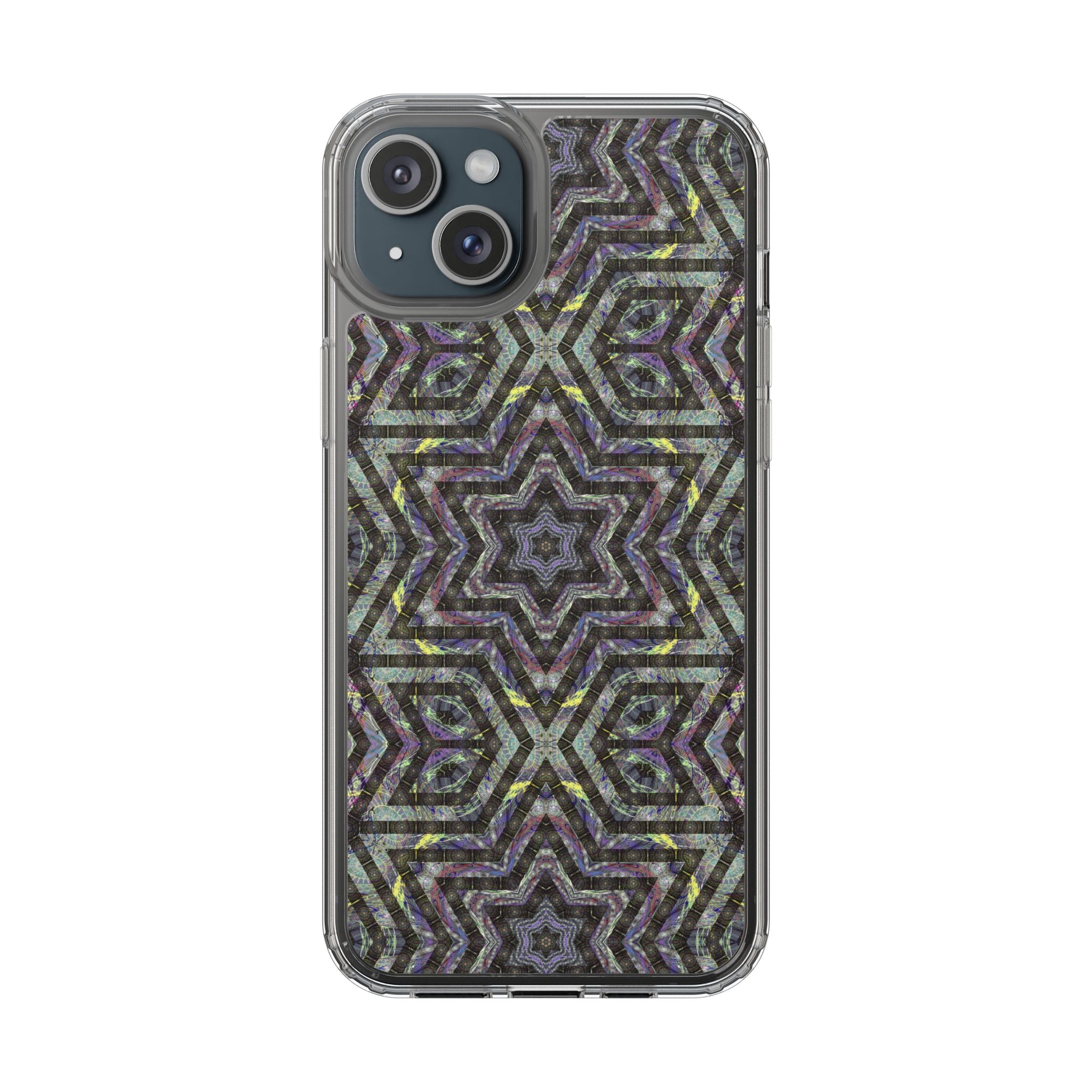 iPhone 15 Clear Case – P5 Kaleidoscopic No.1
