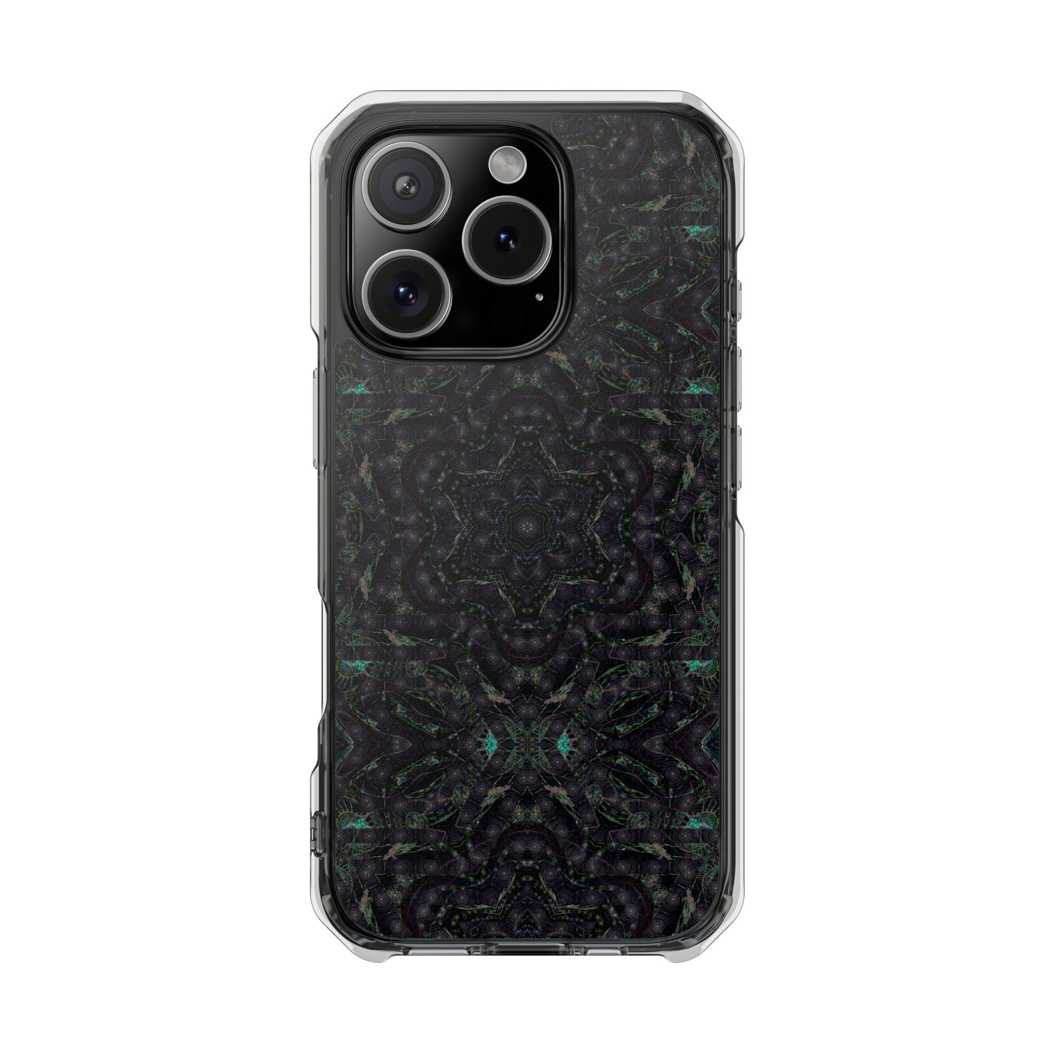 iPhone 16 Magnetic Clear Impact Case - P5 Kaleidoscopic No.31