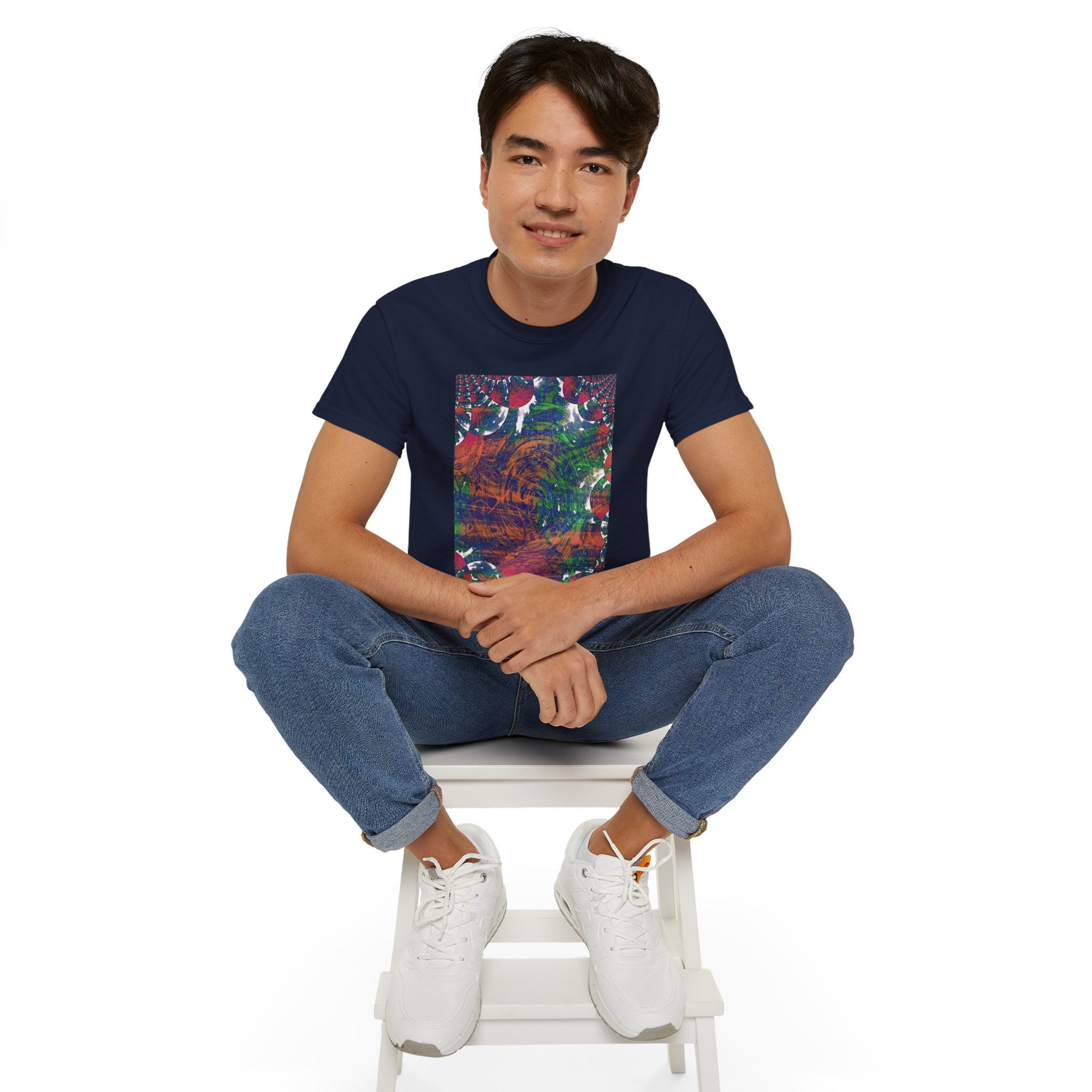 Unisex Ultra Cotton Tee - Love Light Fractals No.2