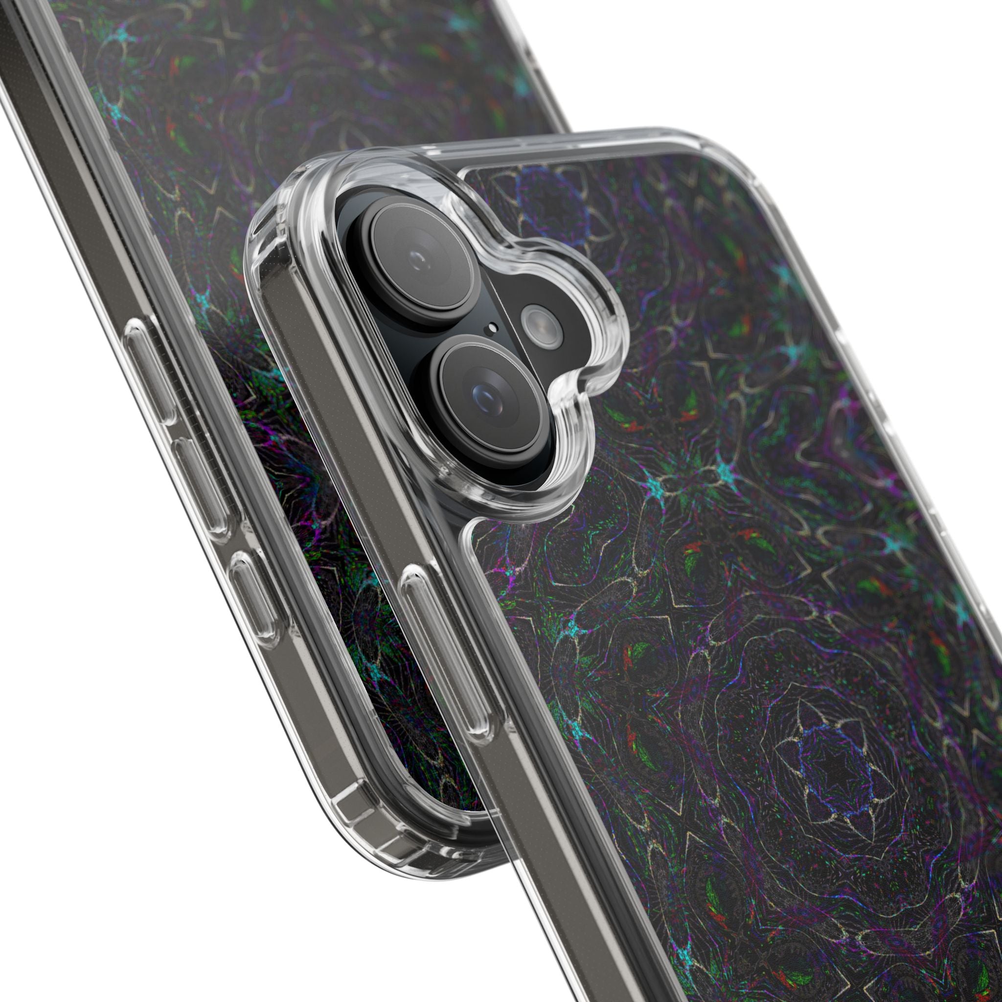 iPhone 16 Clear Case – P5 Kaleidoscopic No.32
