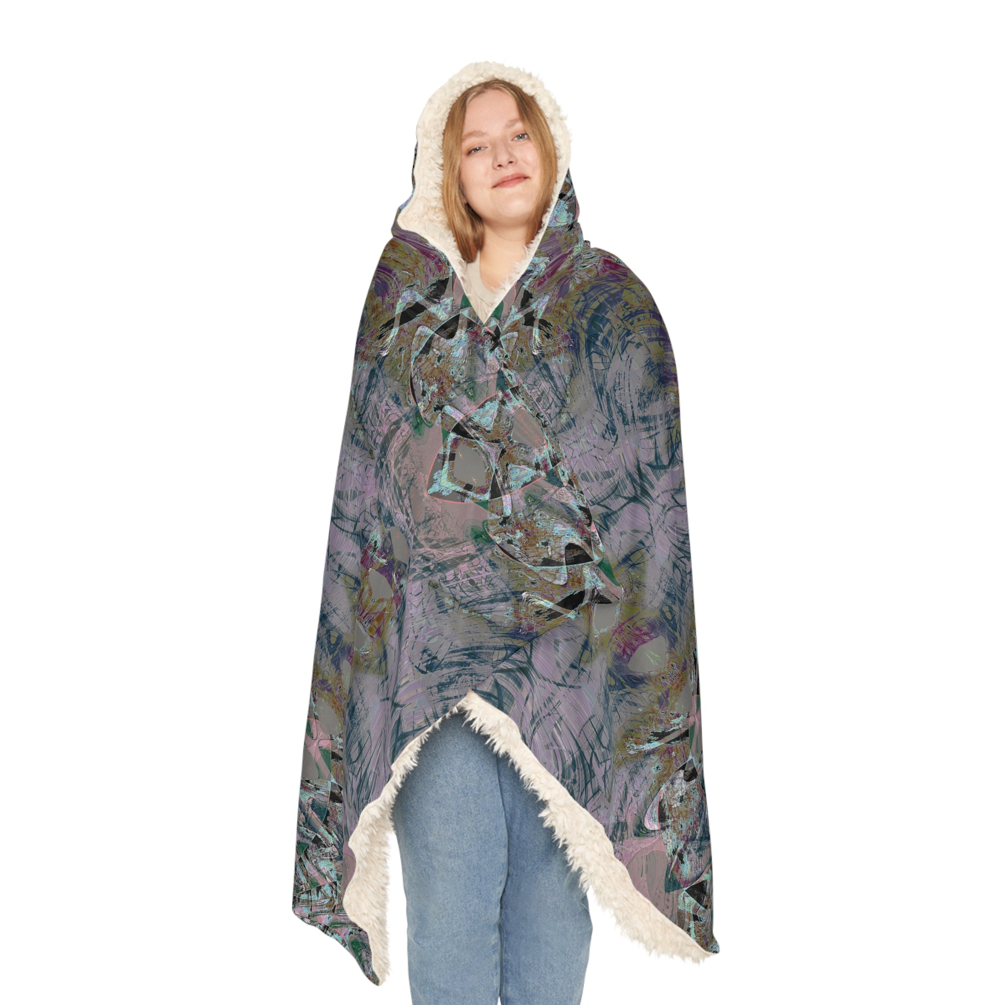 Snuggle Blanket - Love Light Fractals No.5