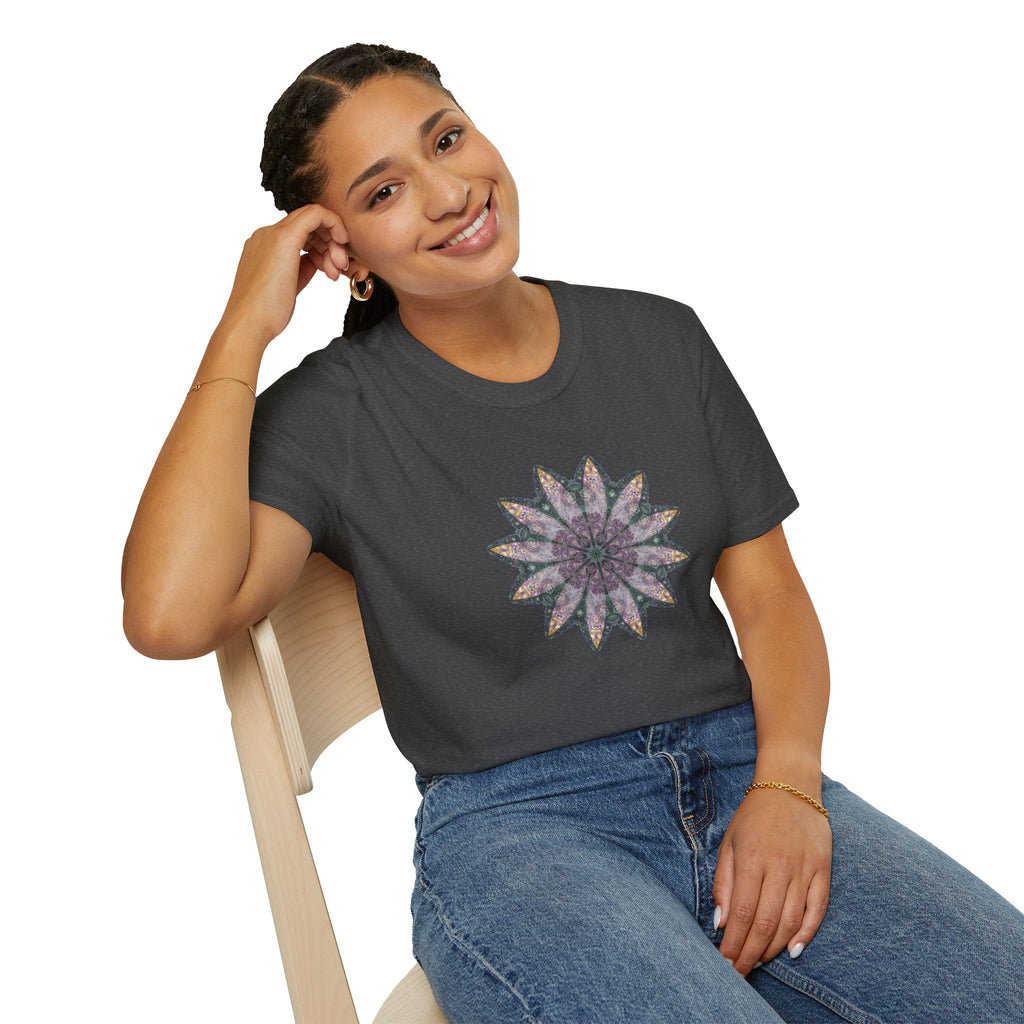 Unisex Softstyle T-Shirt - Love Light Mandalas No.21