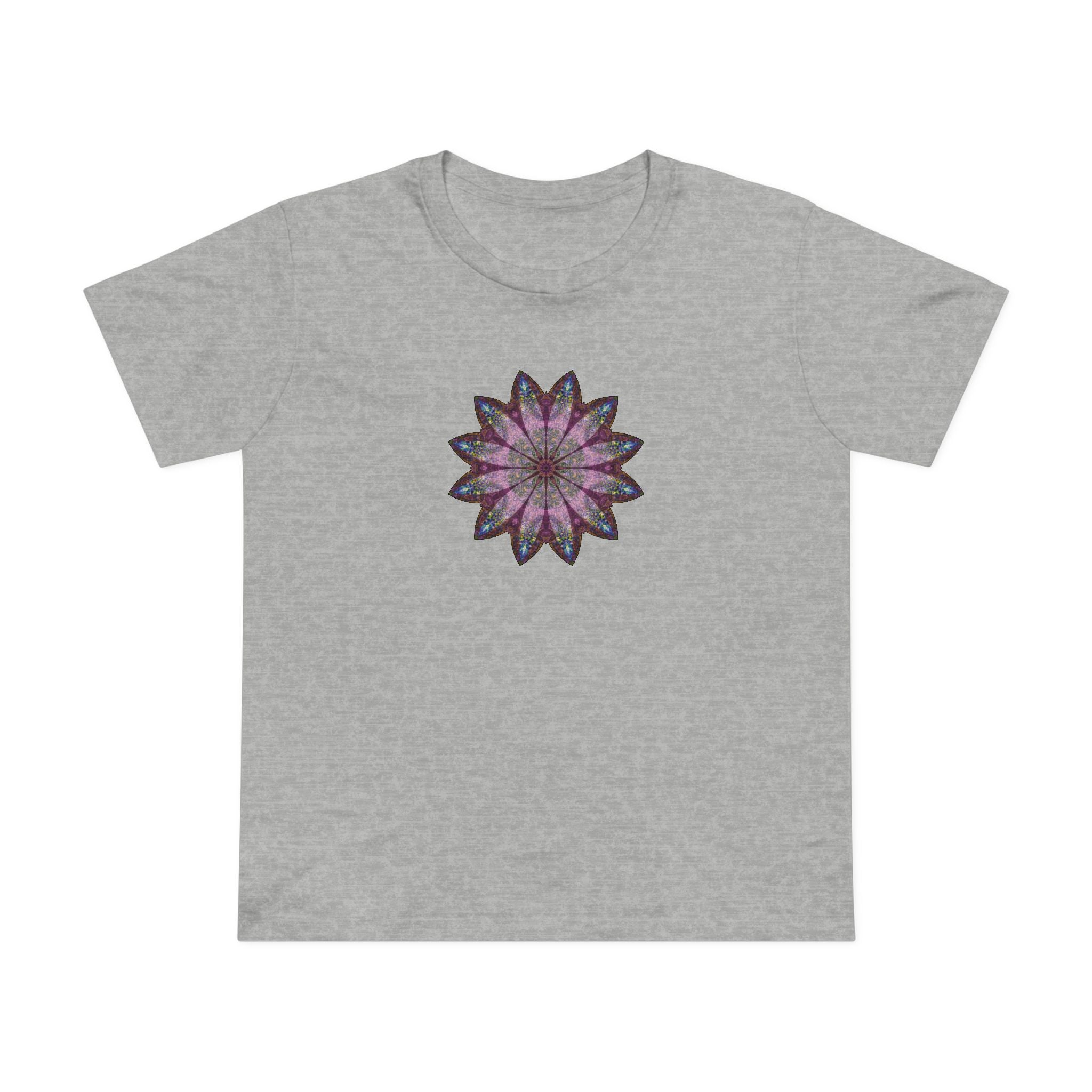 Women’s Maple Tee - Love Light Mandalas No.19