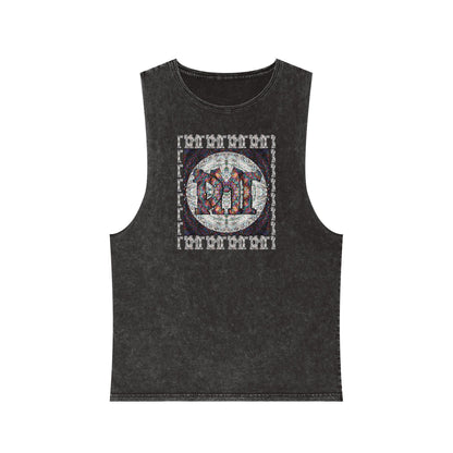 Unisex Stonewash Tank Top - DMT Scribe No.1
