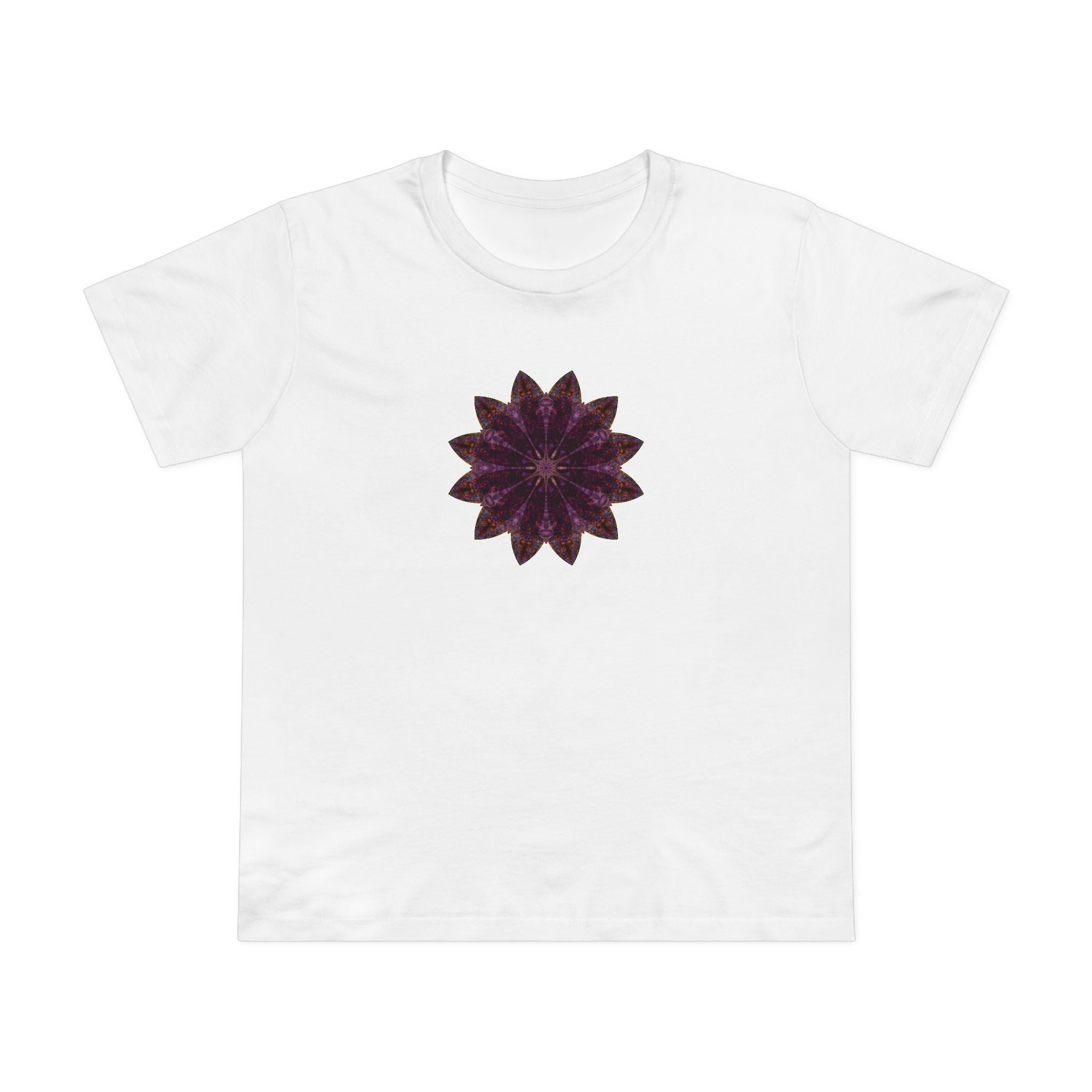 Women’s Maple Tee - Love Light Mandalas No.15