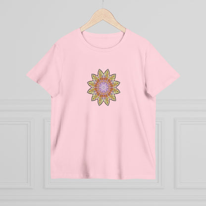 Women’s Maple Tee - Love Light Mandalas No.14