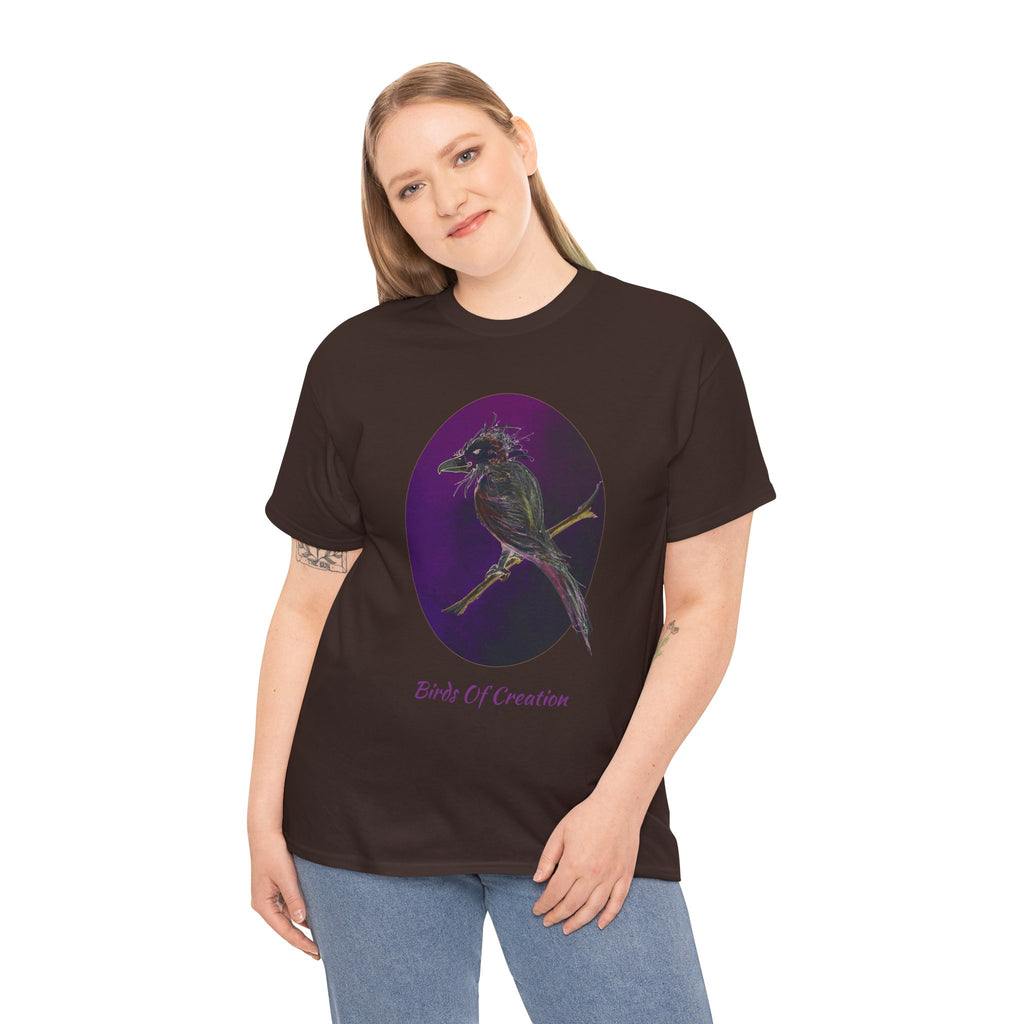 Unisex Heavy Cotton Tee - Birds Of Creation No.1a