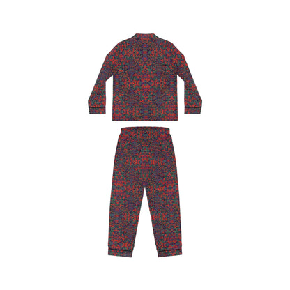 Women's Satin Pajamas - Hidden Weave No.25