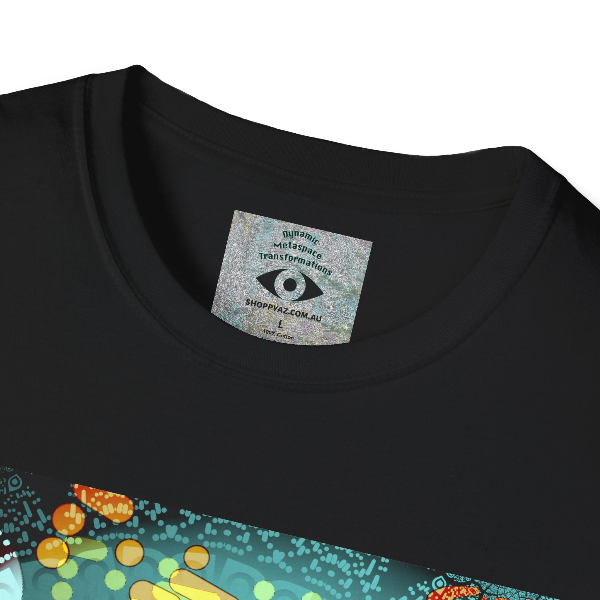 Unisex Softstyle T-Shirt - Psychedelic QR No.1