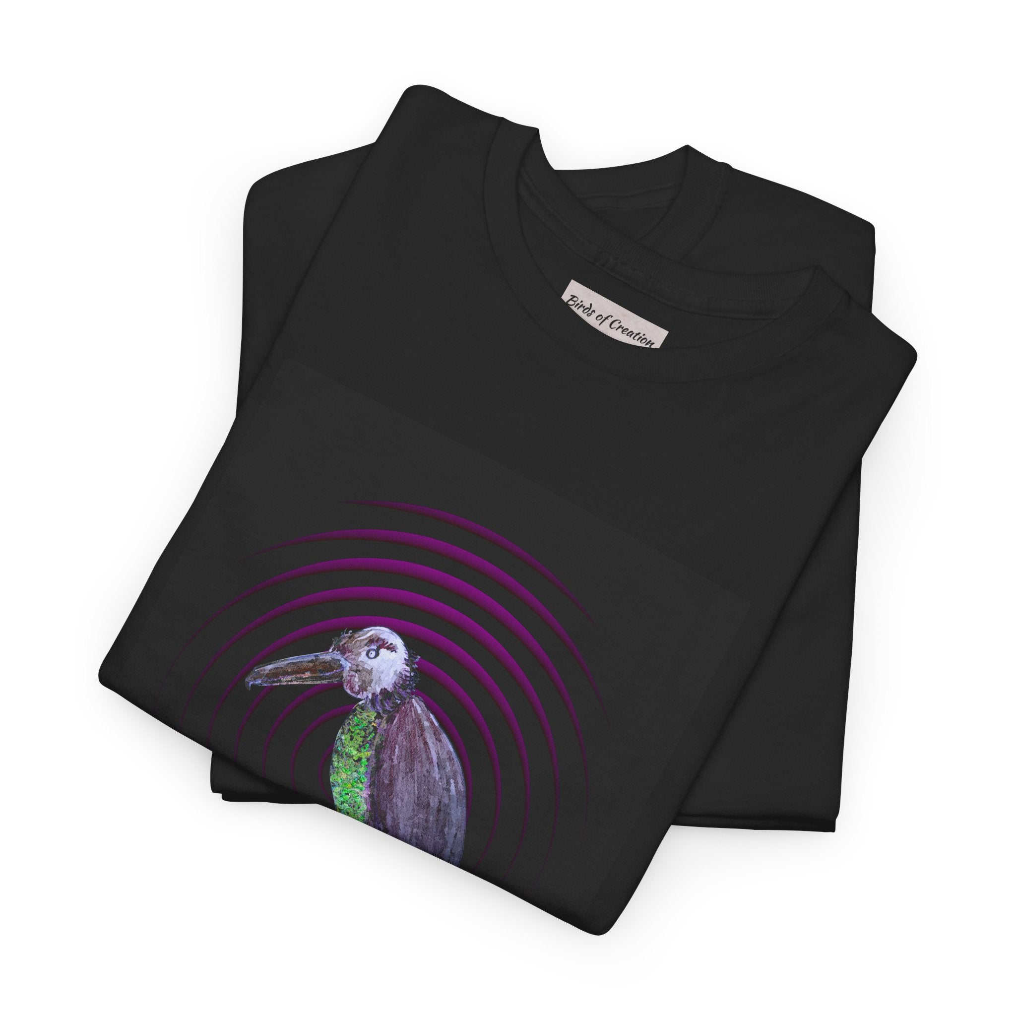 Unisex Heavy Cotton Tee - Birds Of Creation No.2b