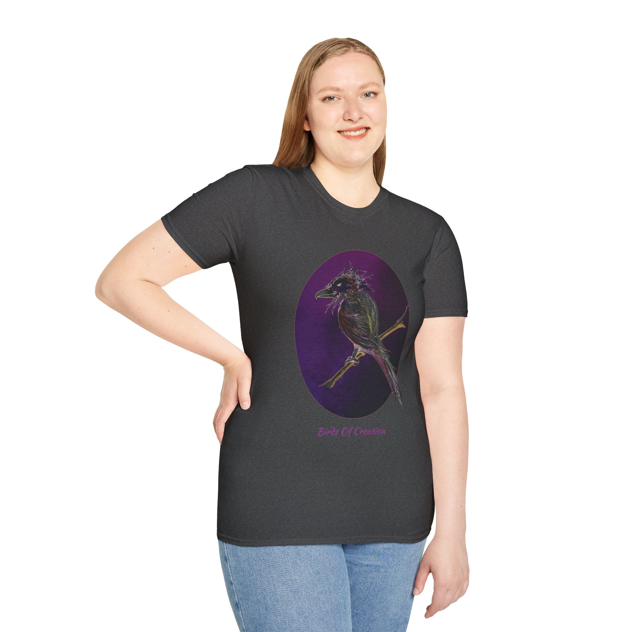 Unisex Softstyle T-Shirt - Birds Of Creation No.1a