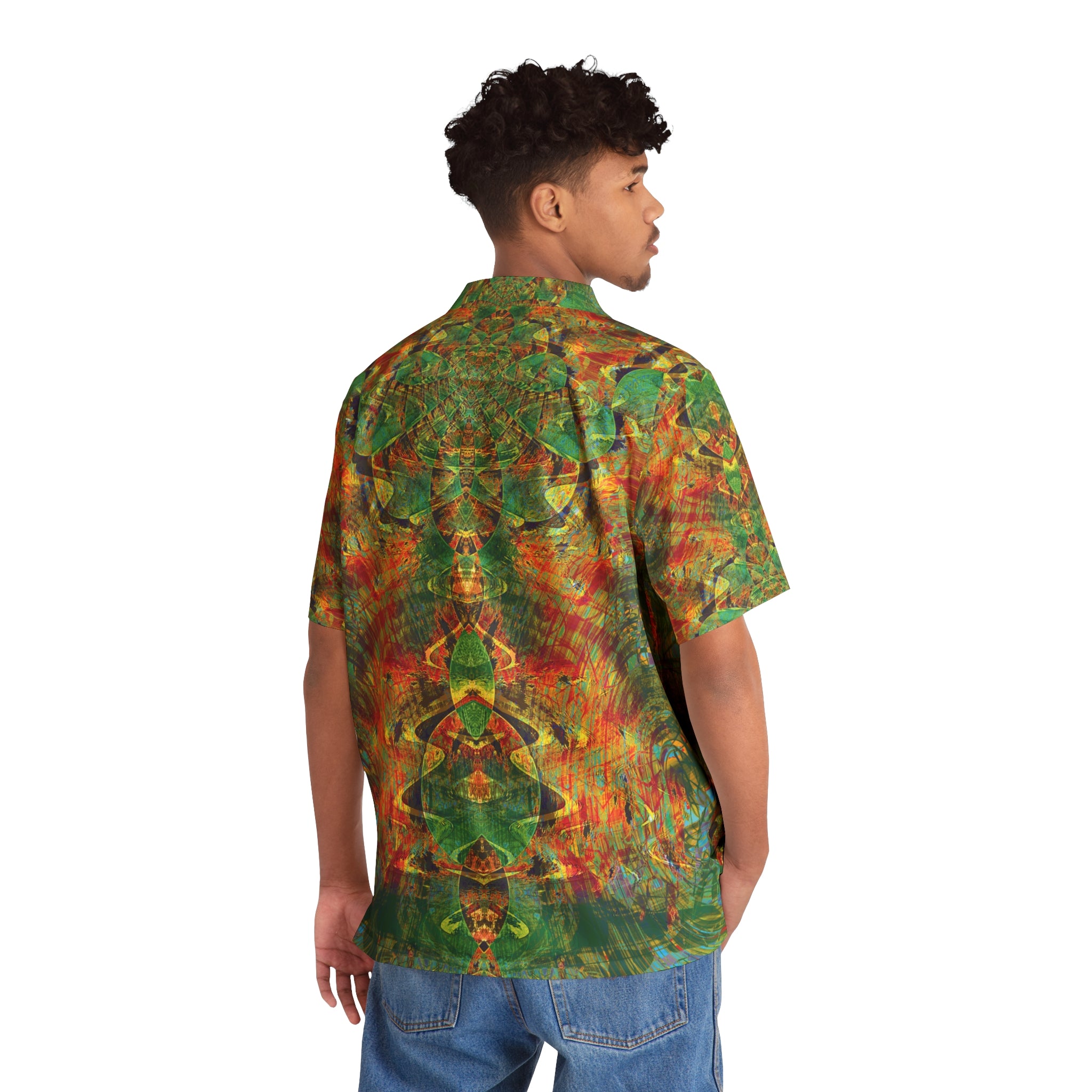 Hawaiian Shirt - Love Light Fractals No.3