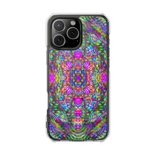 iPhone 16 Magnetic Clear Impact Case - DMT Scribe Tiles No.4