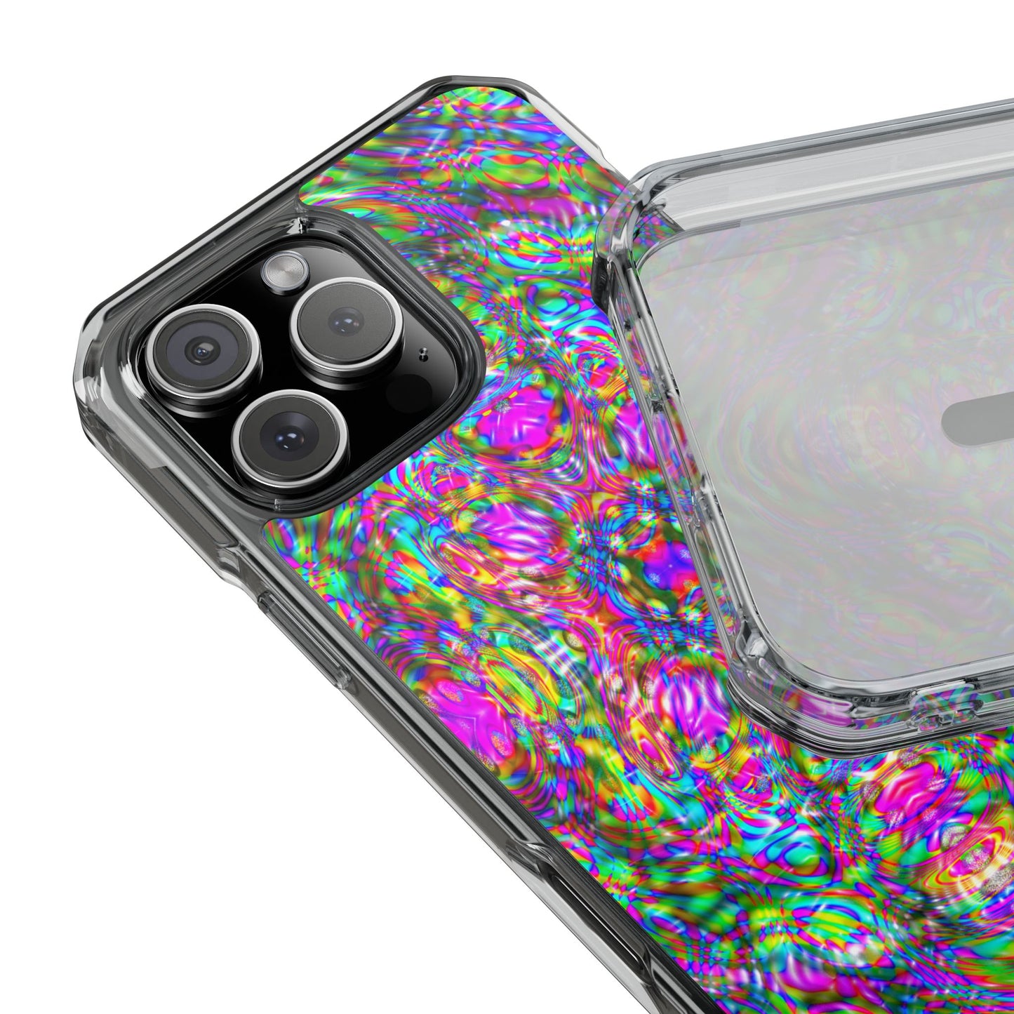 iPhone 16 Magnetic Clear Impact Case - DMT Scribe Tiles No.4