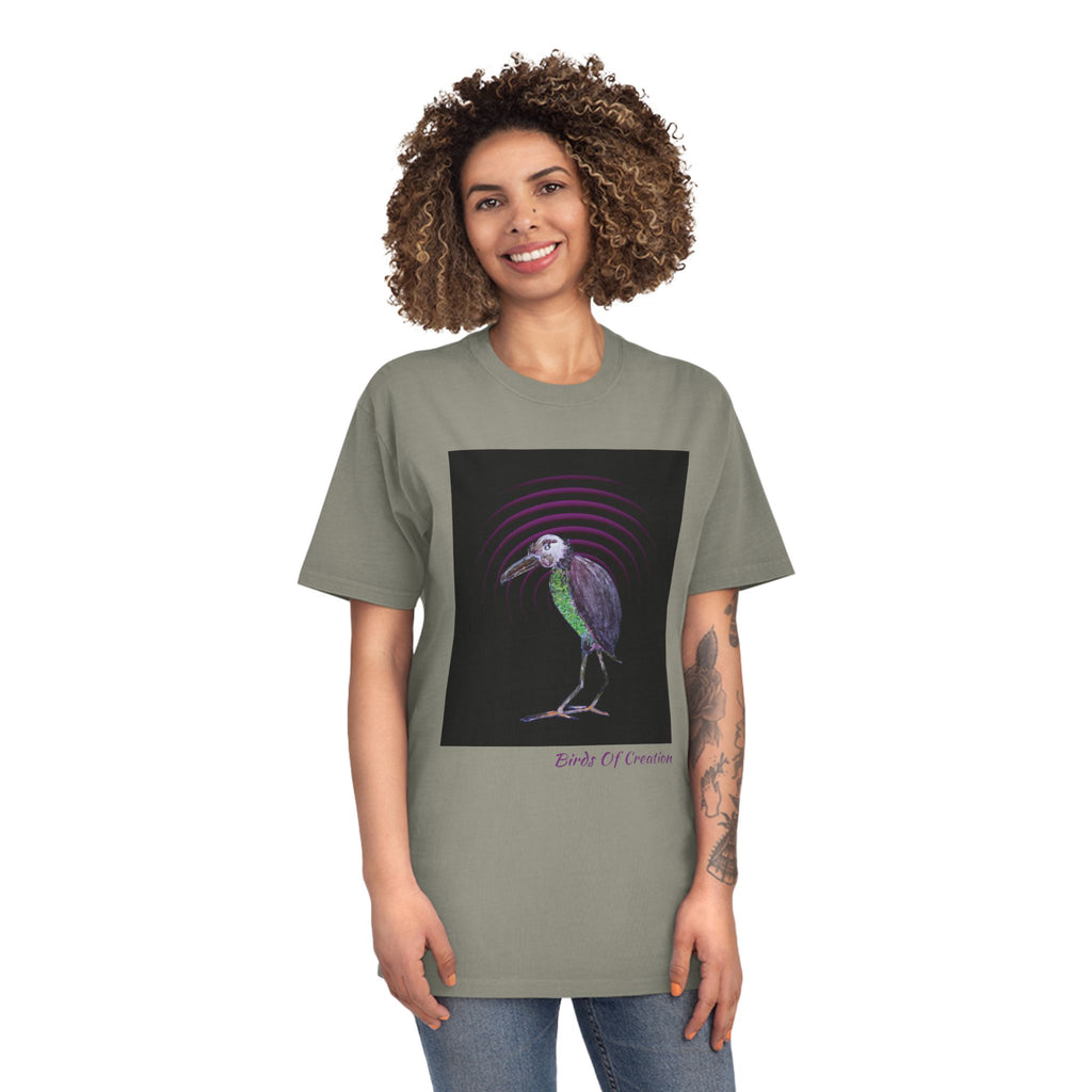 Unisex Faded Shirt - Birds Of Creation No.2b