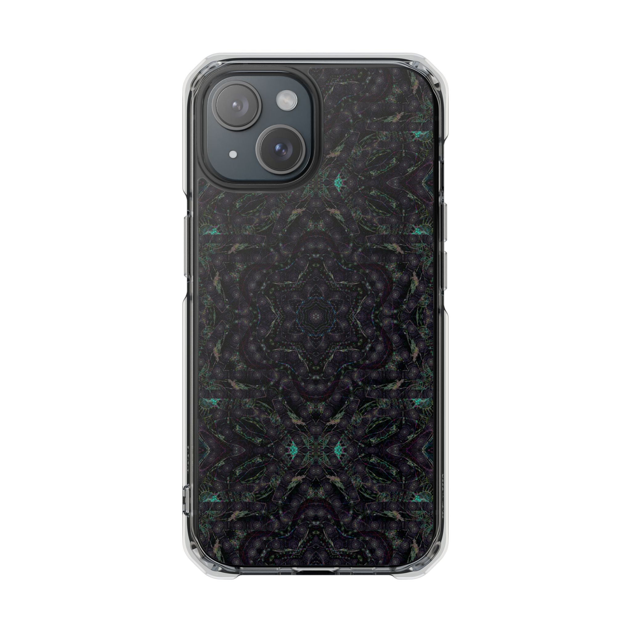 iPhone 15 Magnetic Clear Impact Case - P5 Kaleidoscopic No.31