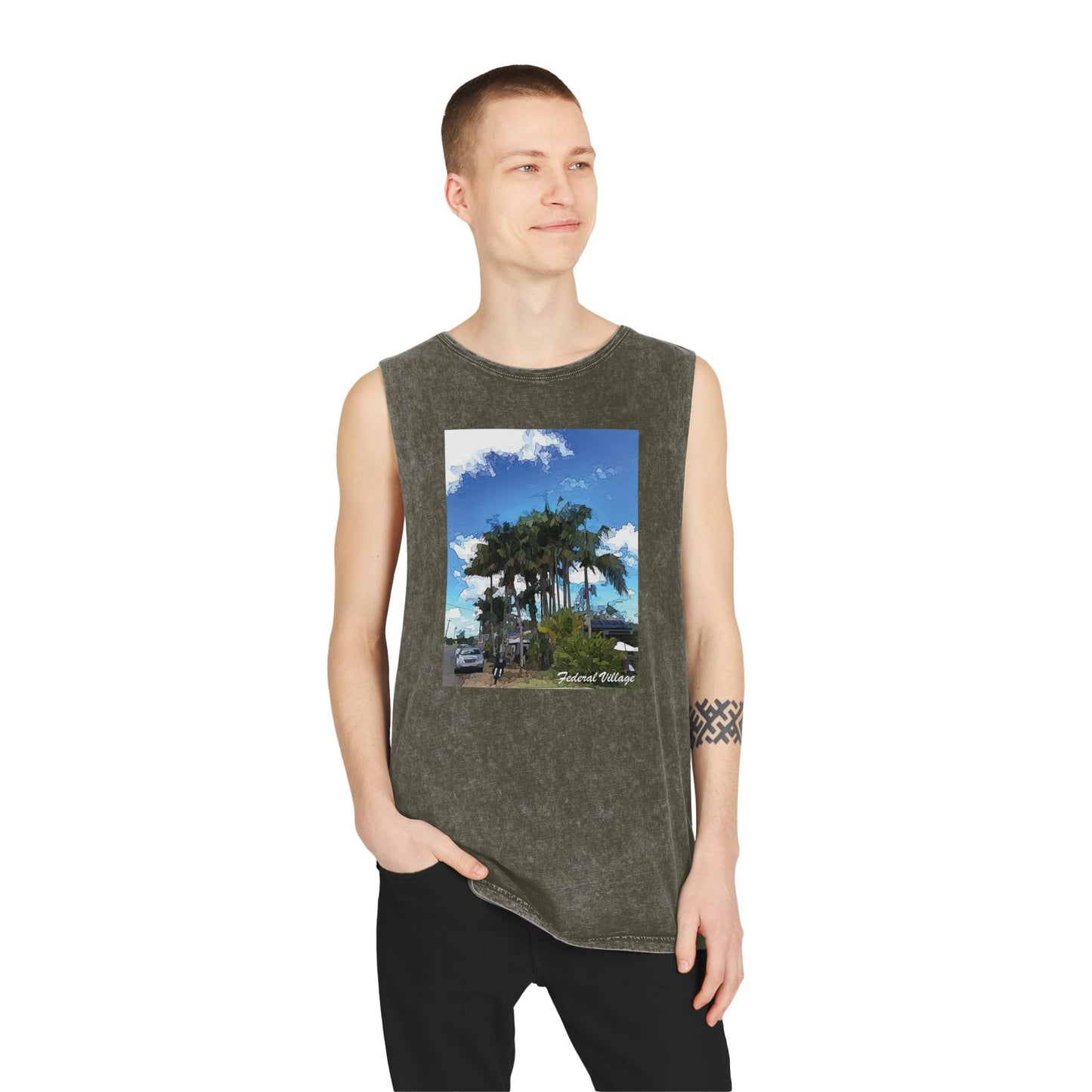 Unisex Stonewash Tank Top - Federal Village