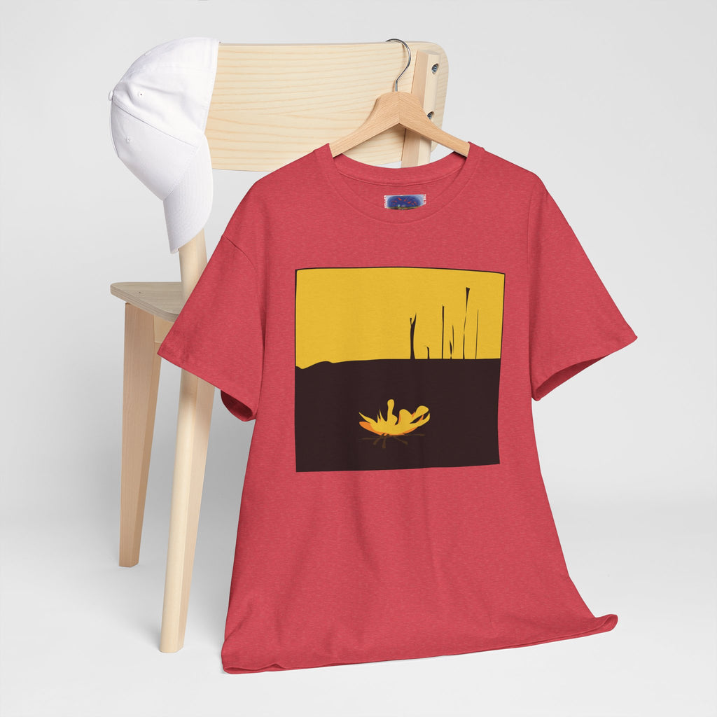 Unisex Heavy Cotton Tee - The Traveller Series (Fire)