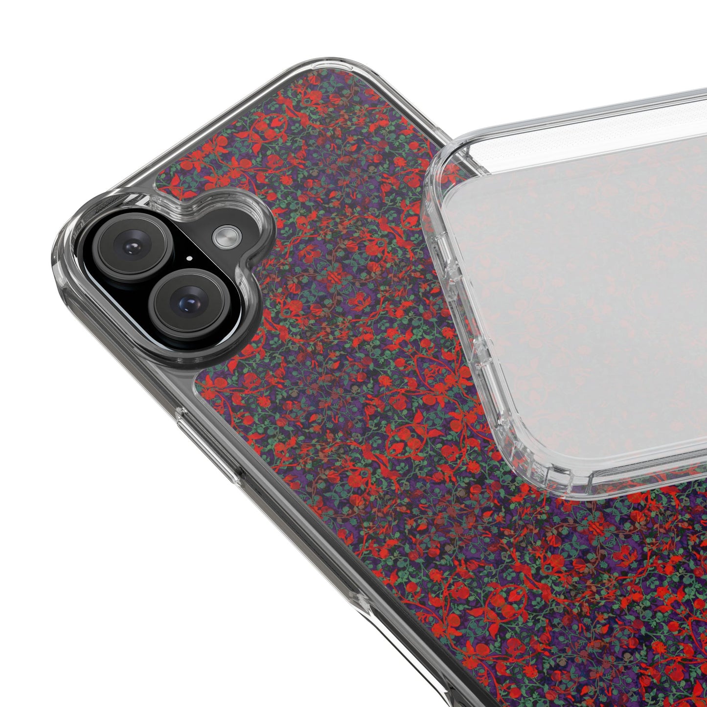 iPhone 16 Clear Case – Hidden Weave Series No.25