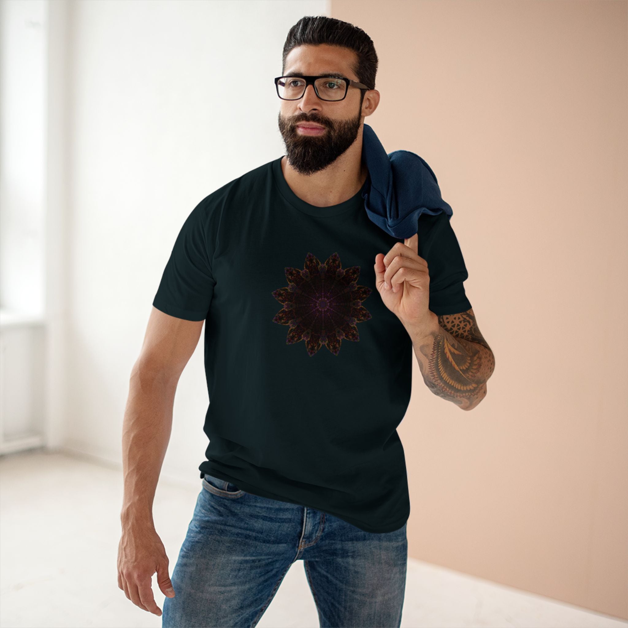 Men's Staple Tee - Love Light Mandalas No.12