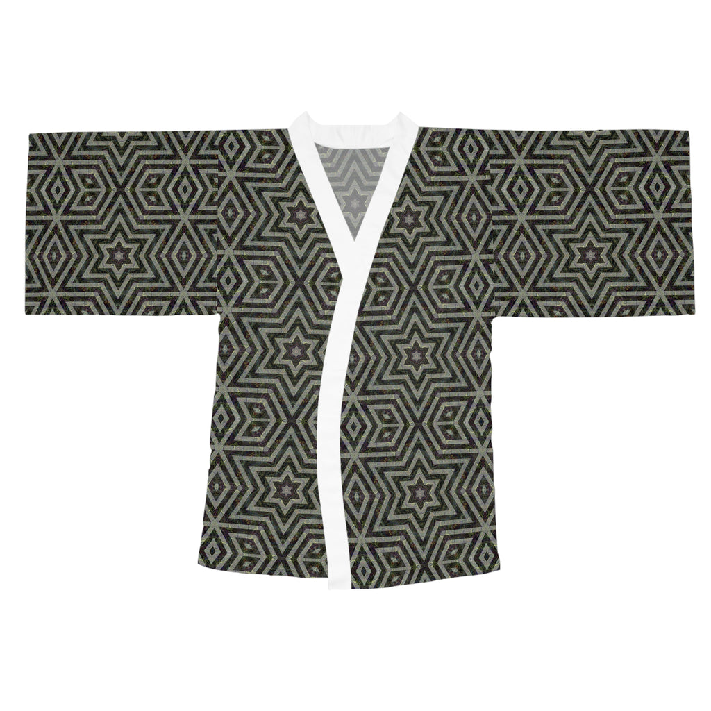 Long Sleeve Kimono Robe - P5 Kaleidoscopic No.11
