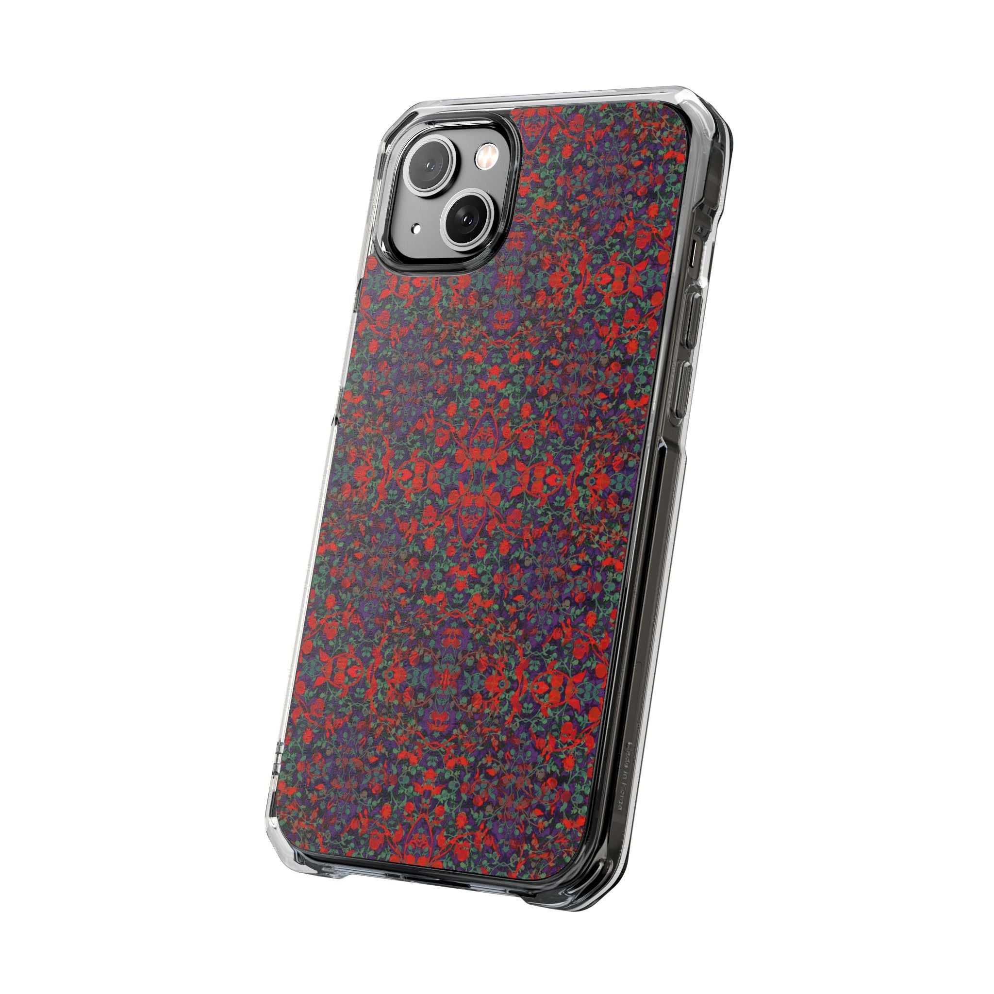 iPhone 14 Magnetic Clear Impact Case - Hidden Weave Series No.25