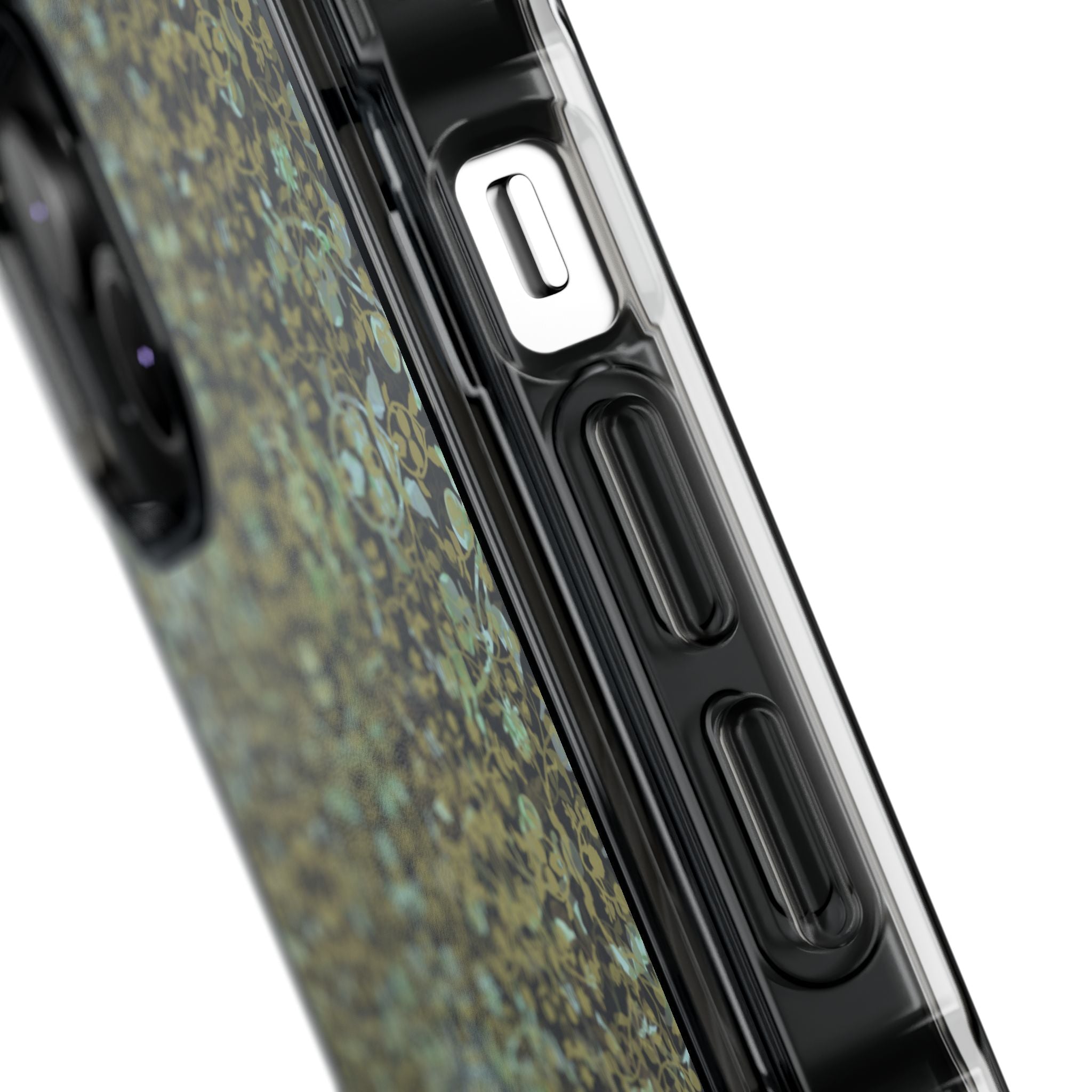 iPhone 14 Magnetic Clear Impact Case - Hidden Weave Series No.4