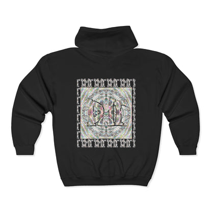 Unisex Heavy Blend™ Full Zip Hooded Sweatshirt - DMT Scribe No.7