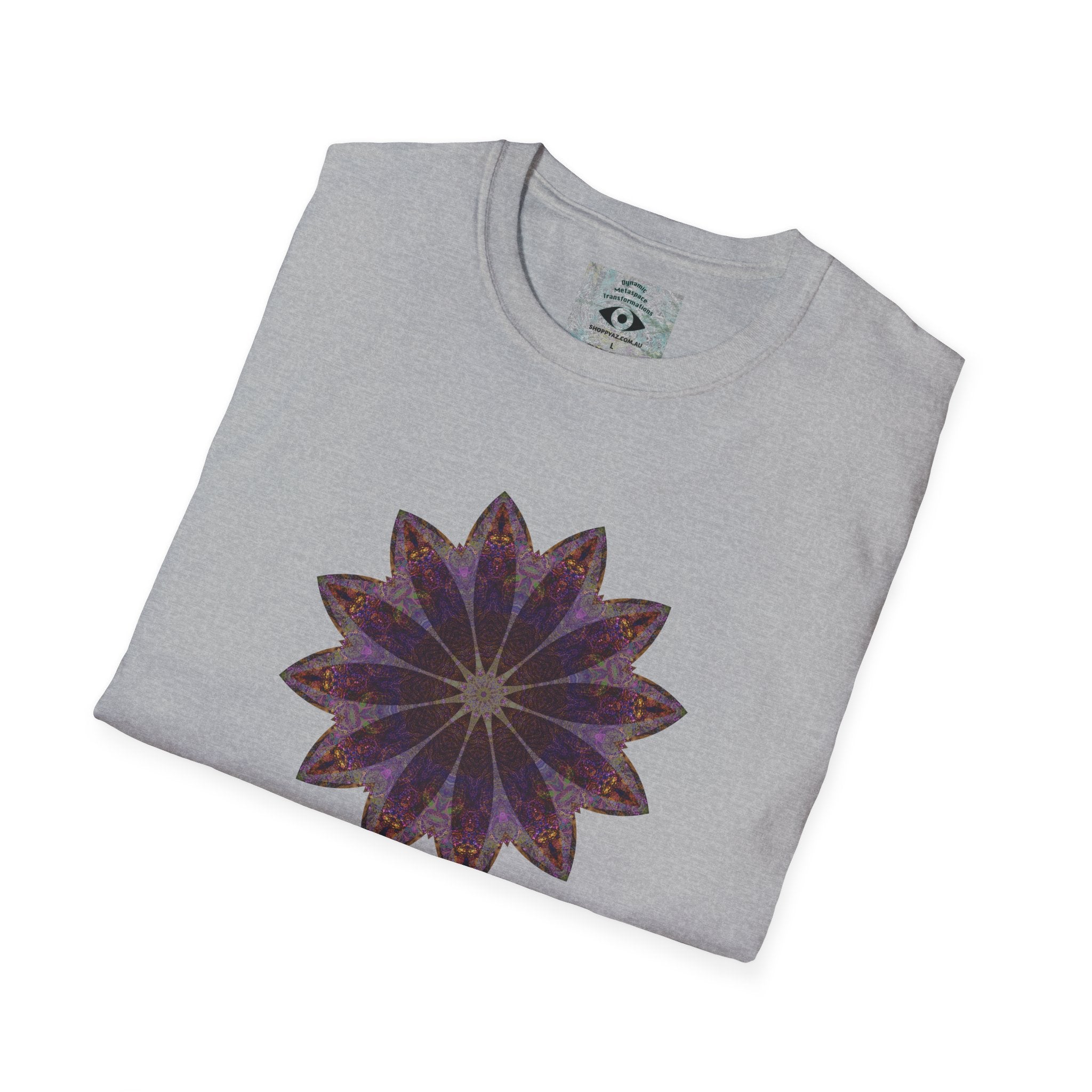 Unisex Softstyle T-Shirt - Love Light Mandalas No.11