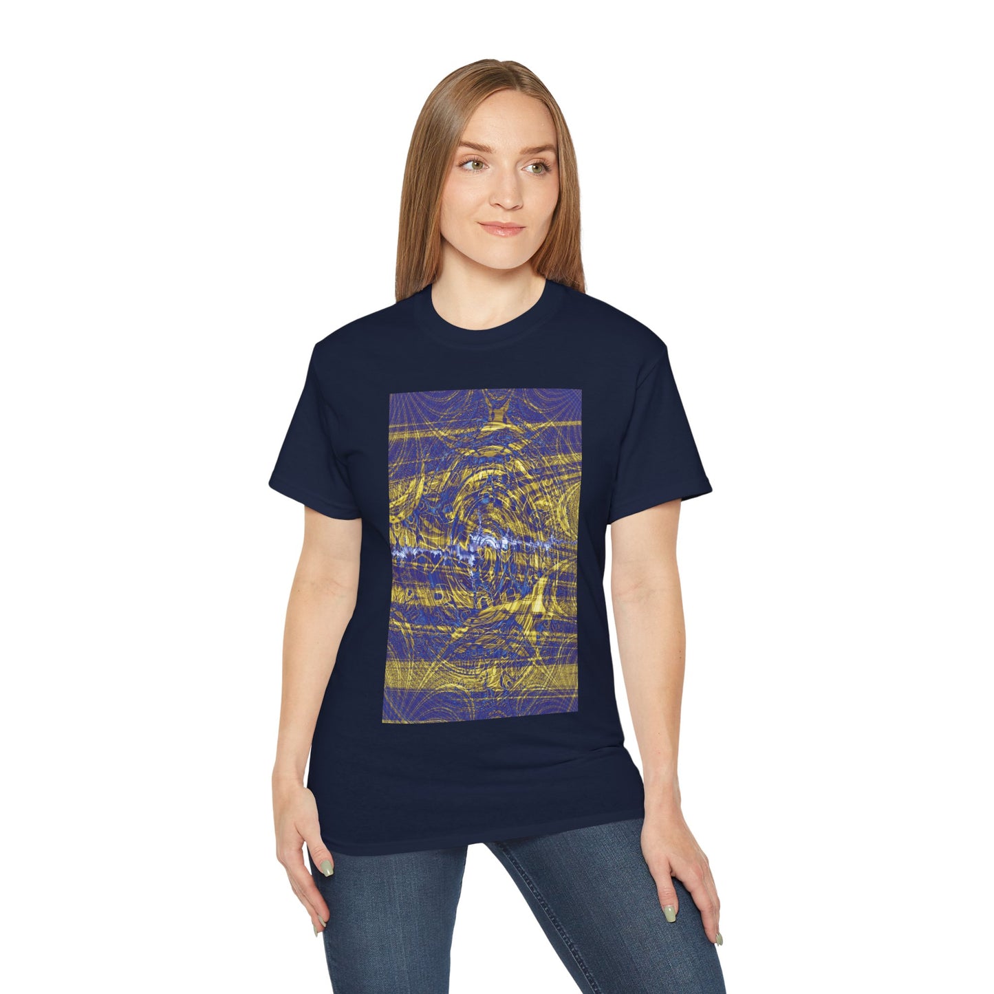 Unisex Ultra Cotton Tee - Love Light Fractals No.1