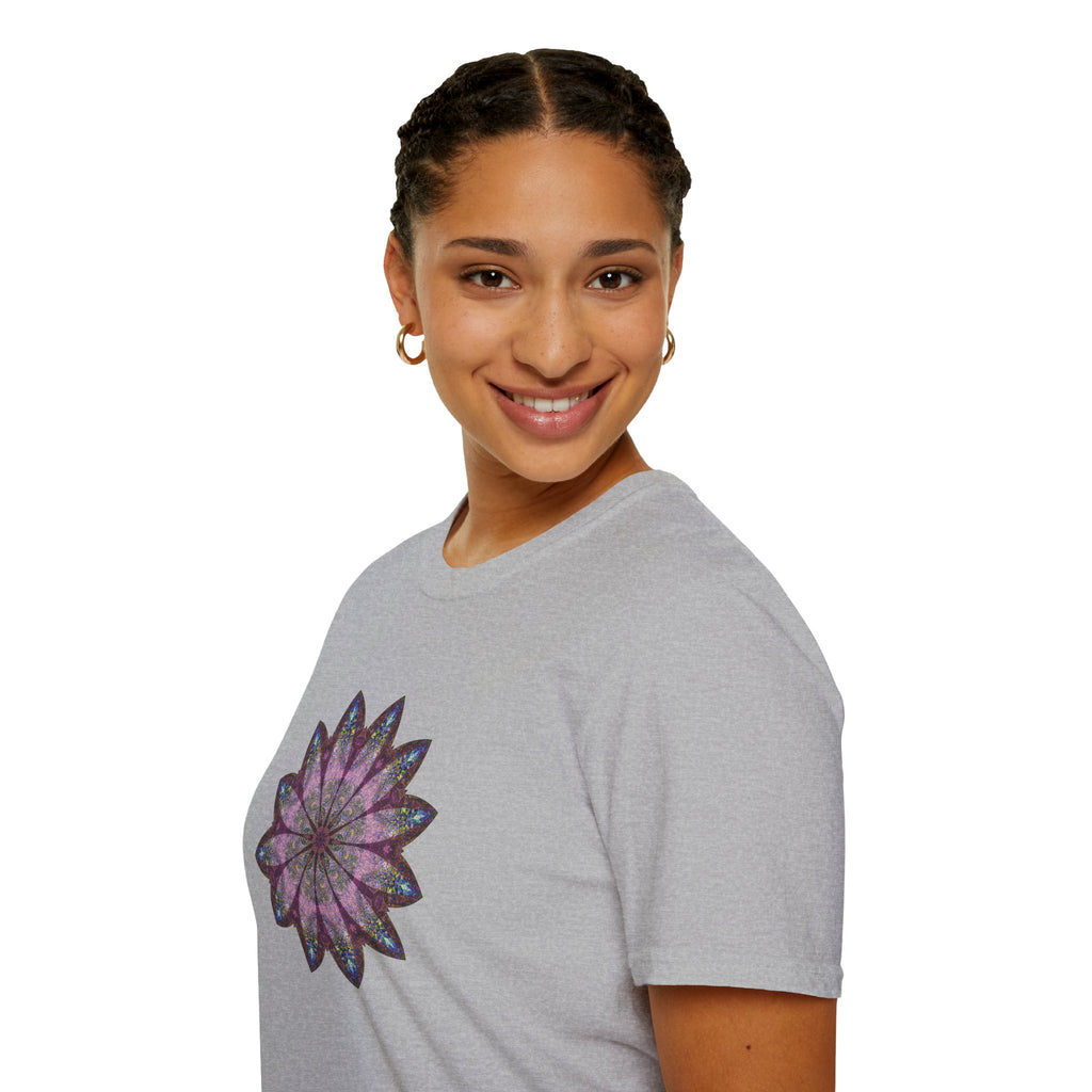 Unisex Softstyle T-Shirt - Love Light Mandalas No.19