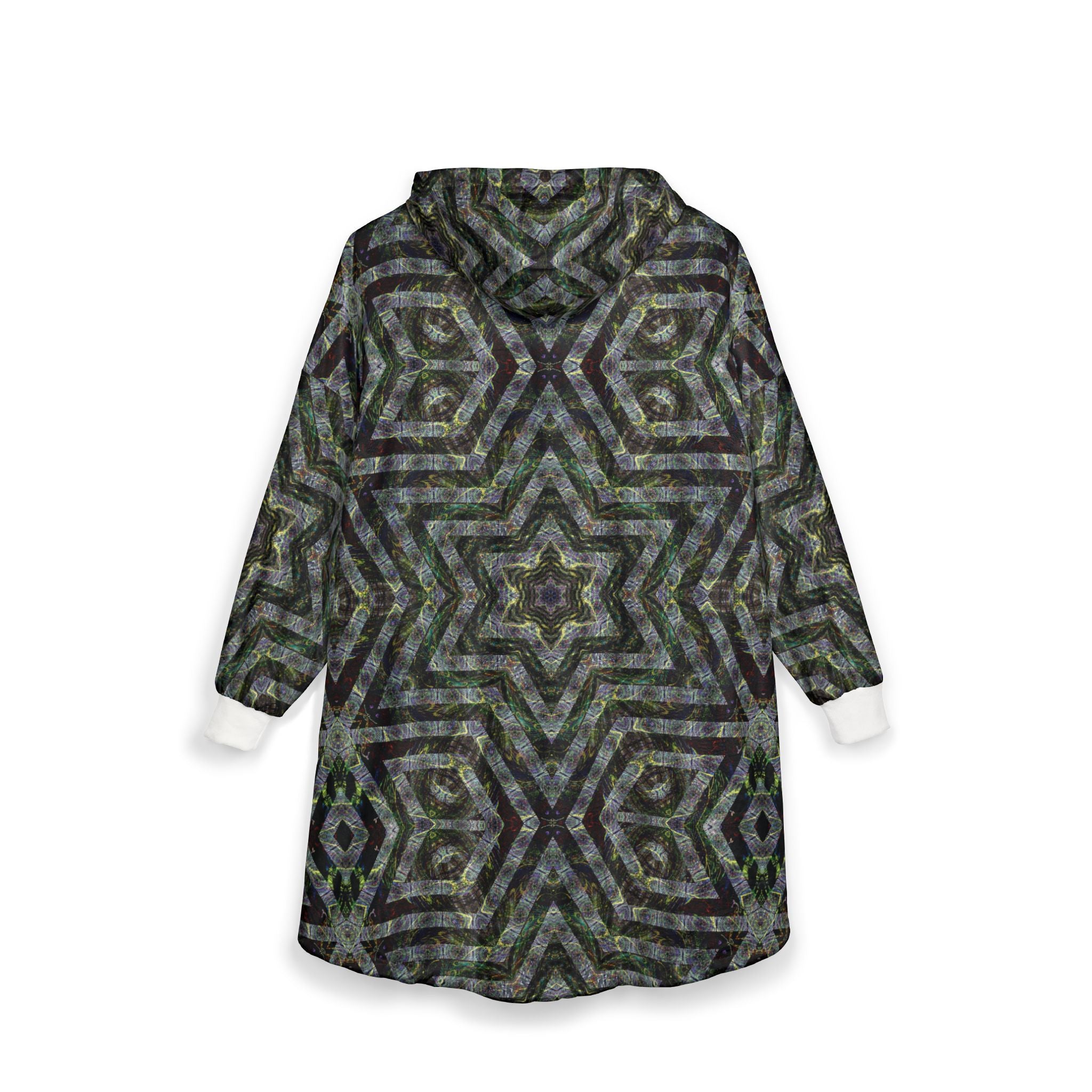 Unisex Hooded Blanket - P5 Kaleidoscopic No. 10