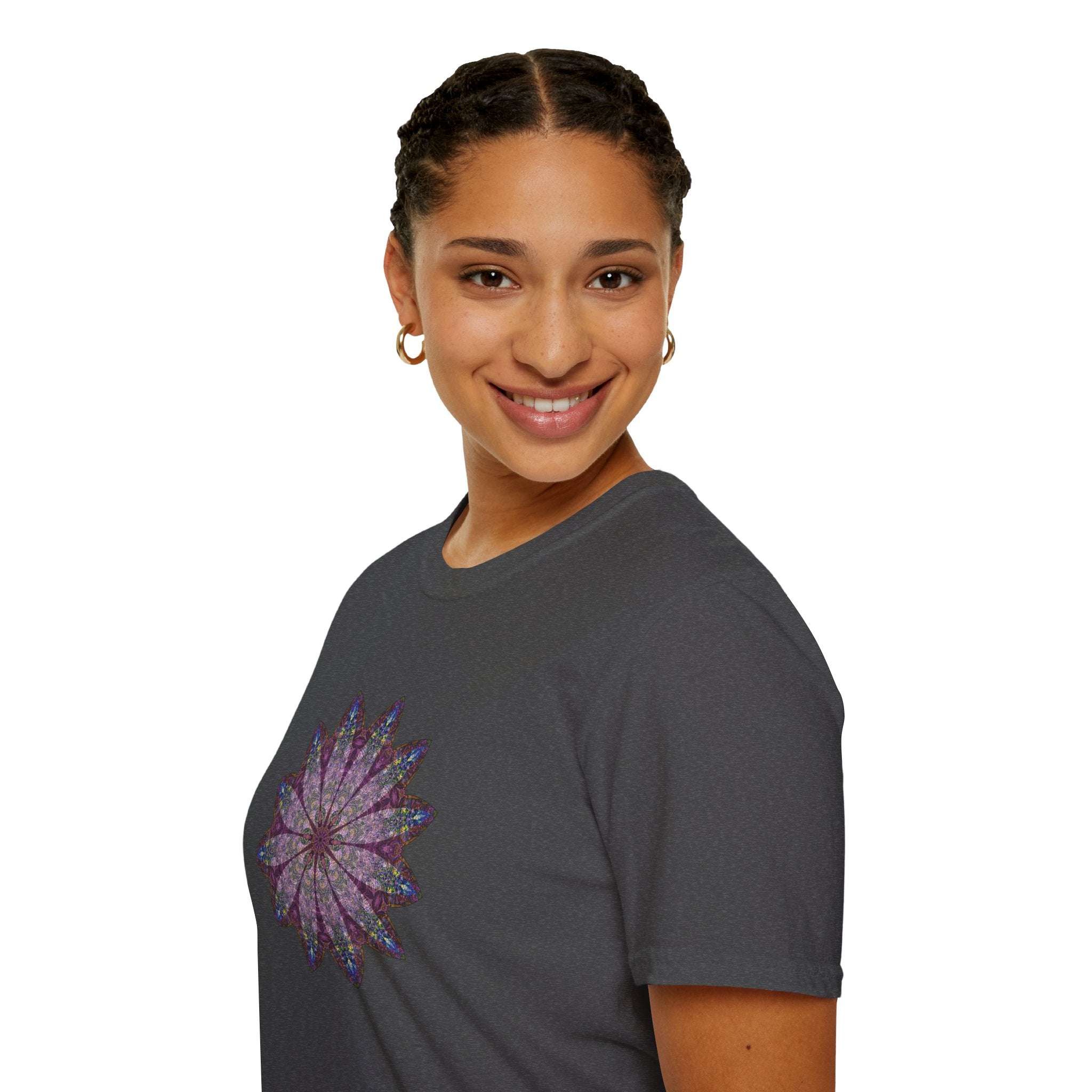 Unisex Softstyle T-Shirt - Love Light Mandalas No.17